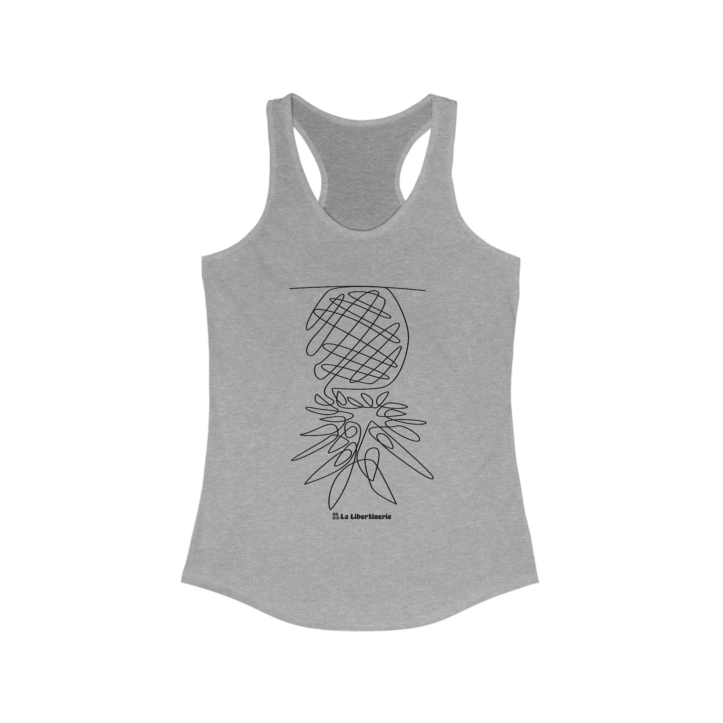Camisole femme Ananas minimaliste