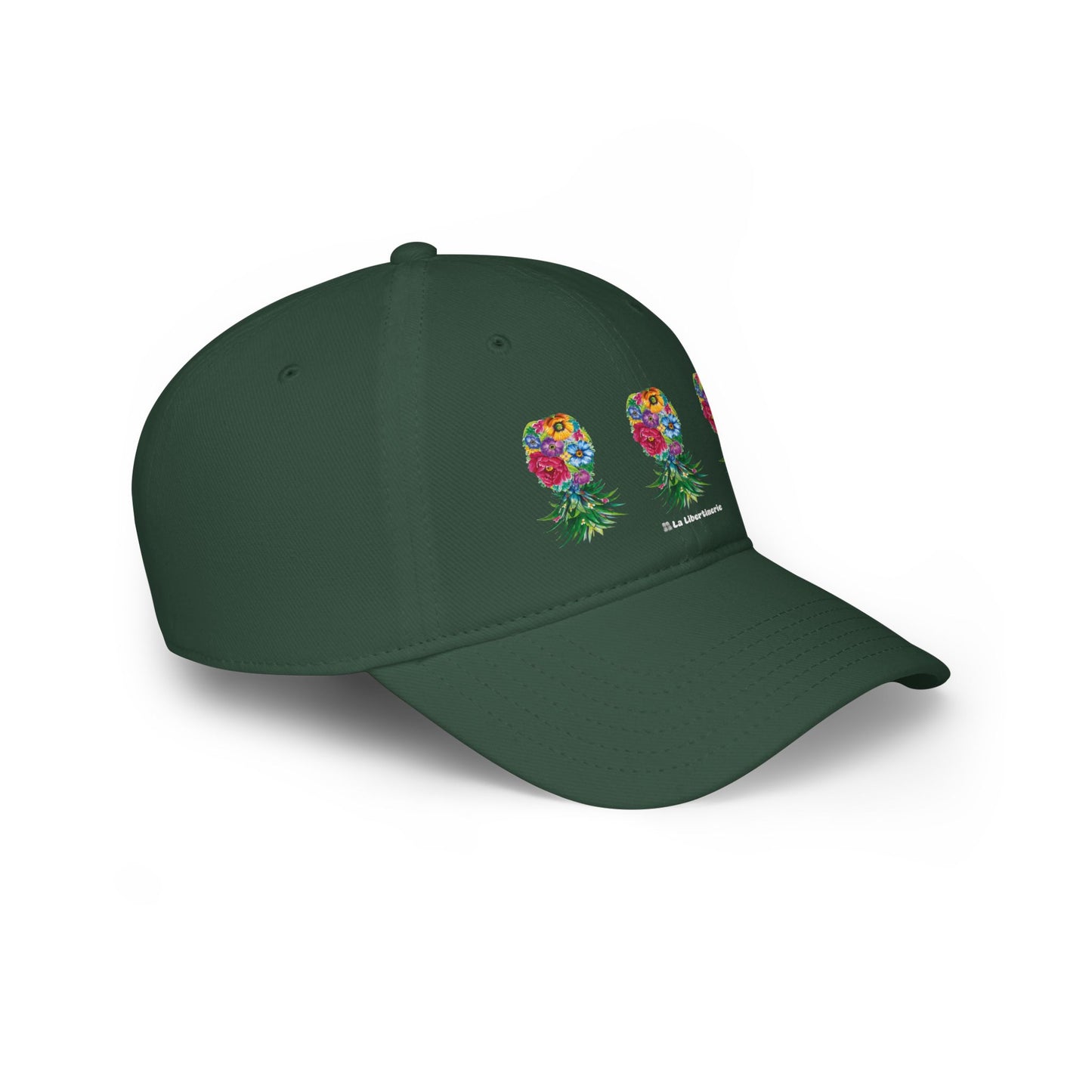 Casquette baseball Ananas fleuri