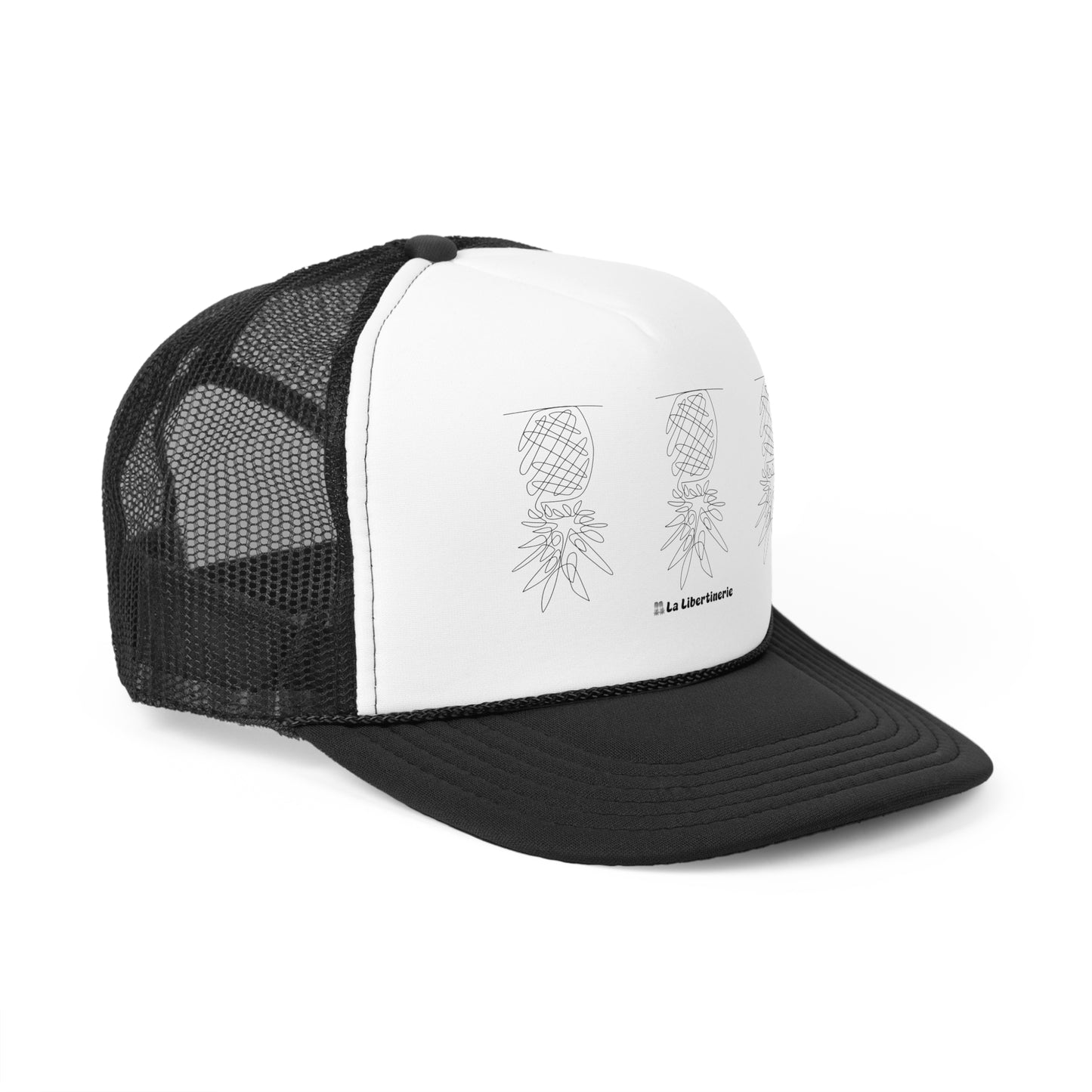 Casquette trucker Ananas minimaliste