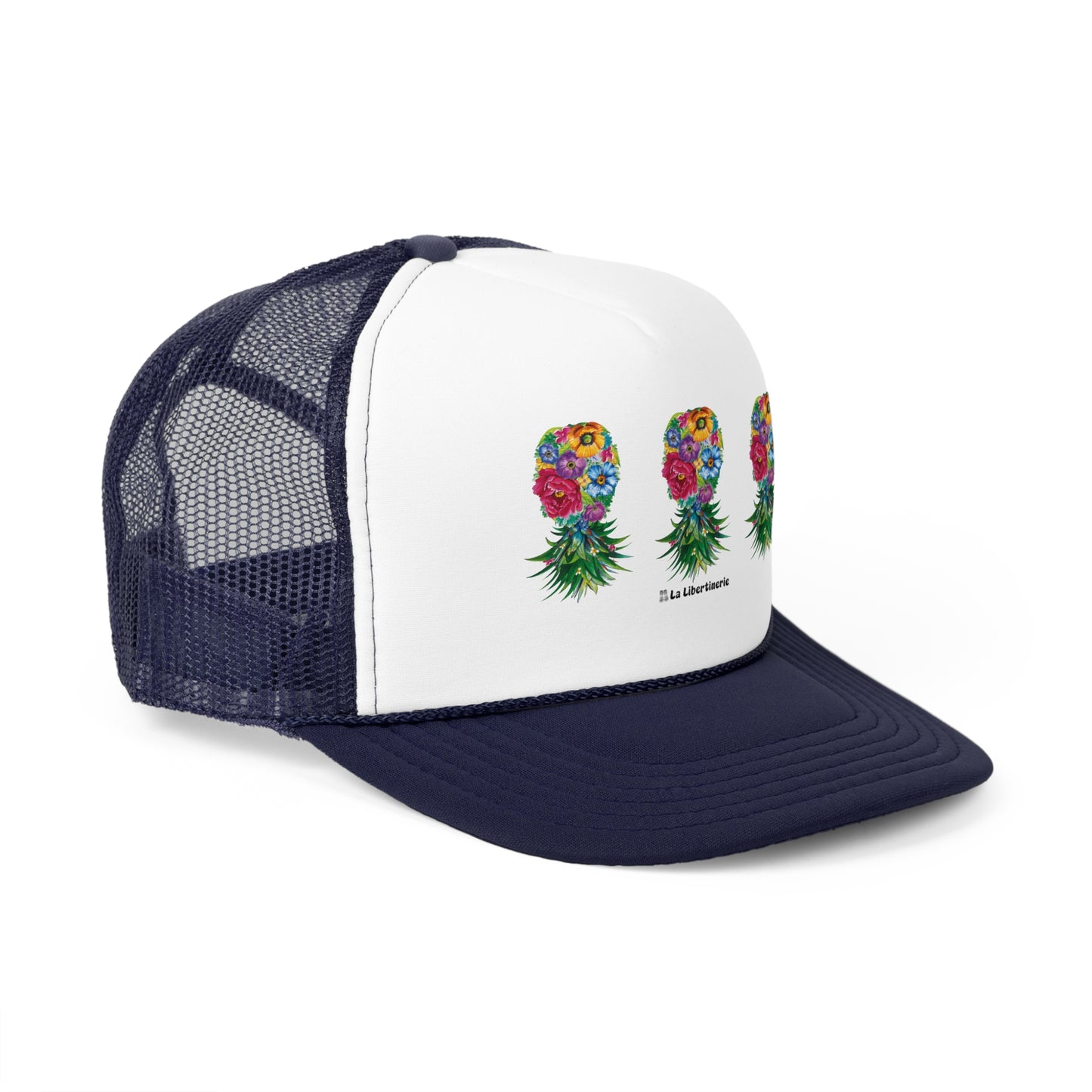 Casquette trucker Ananas fleuri