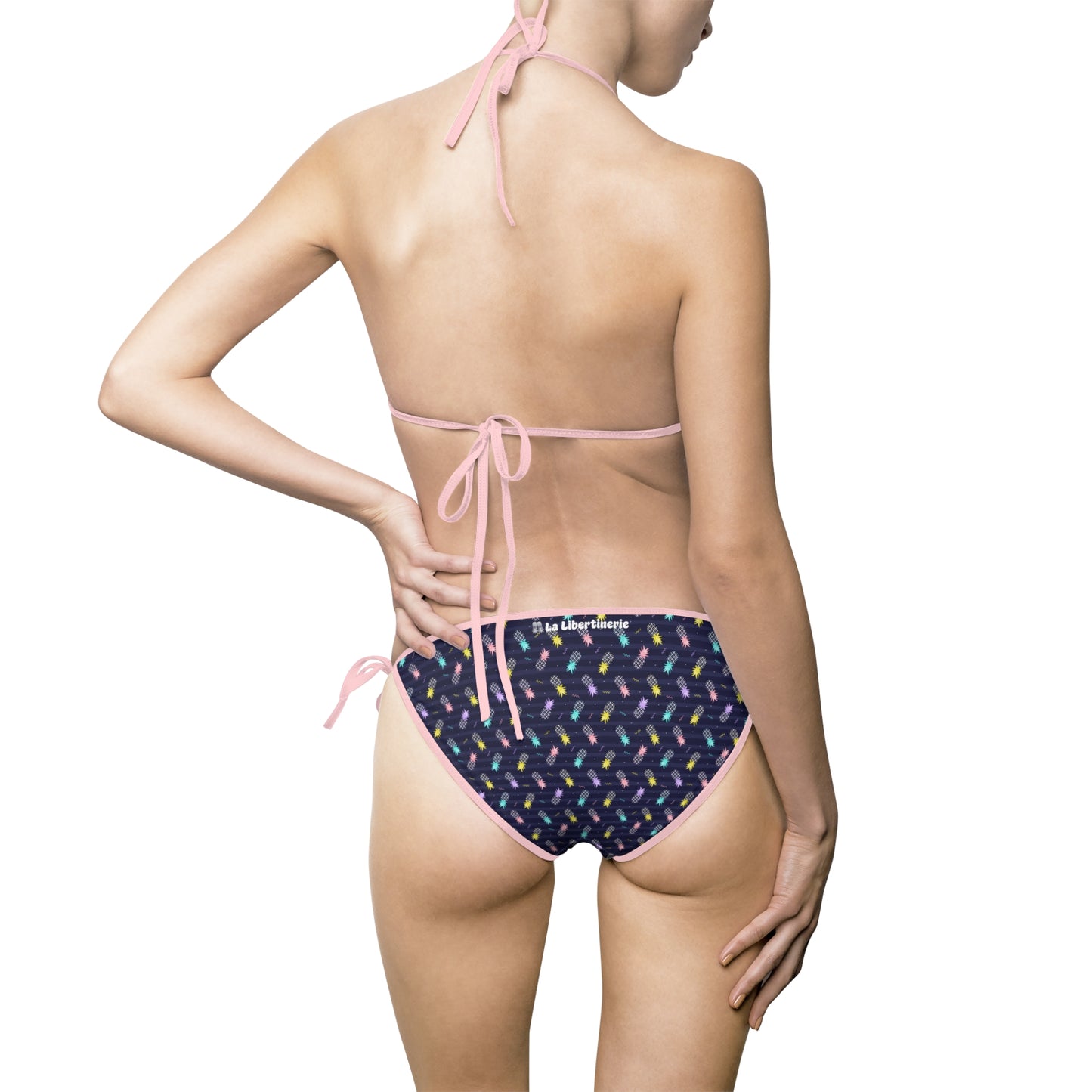 Bikini Ananas Tic-tac-toe bleu