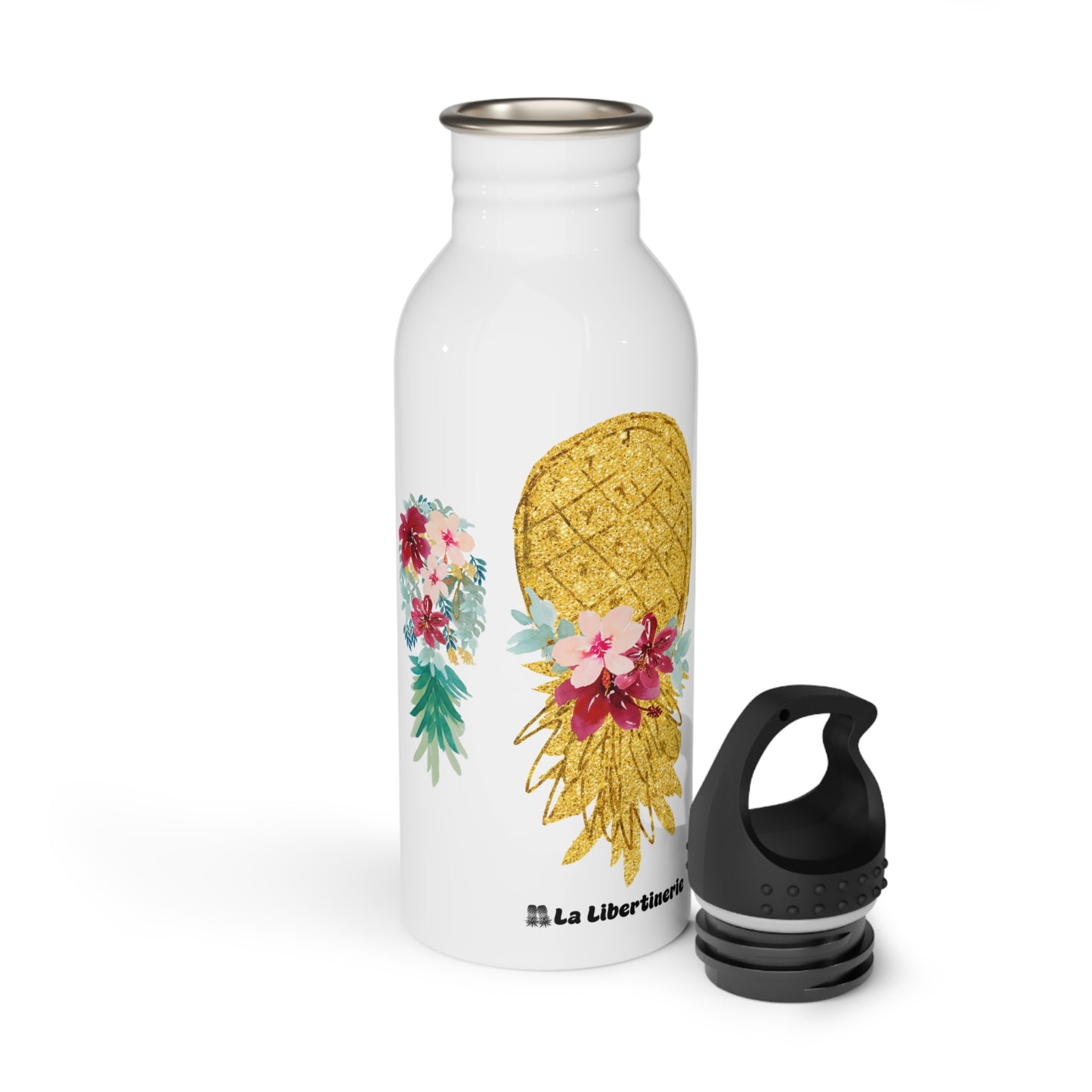 Bouteille d'eau inox Ananas Marsala