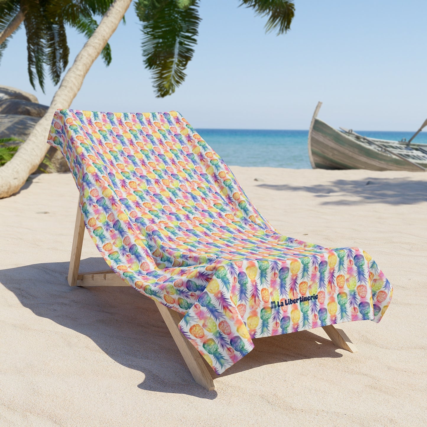Serviette de plage Ananas minéral