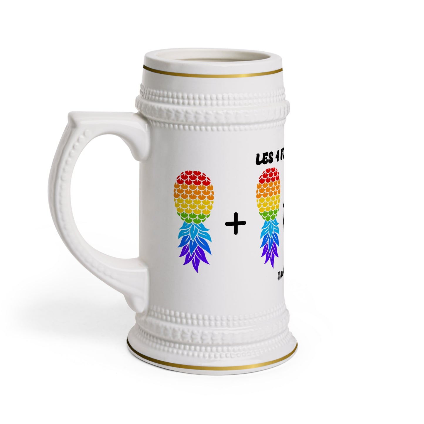 Chope à bière Les 4 font la paire LGBTQ+