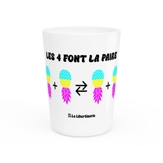 Shooter Les 4 font la paire Ananas Pansexuel.le
