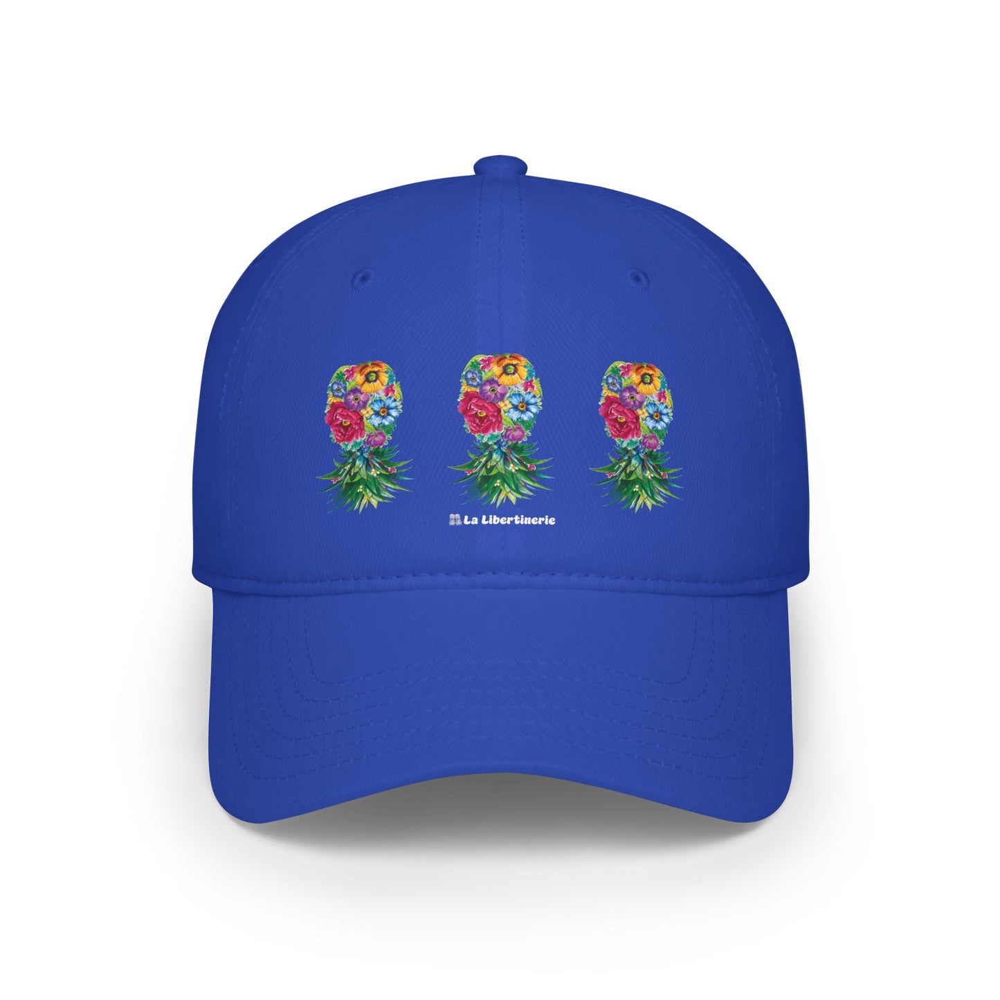 Casquette baseball Ananas fleuri