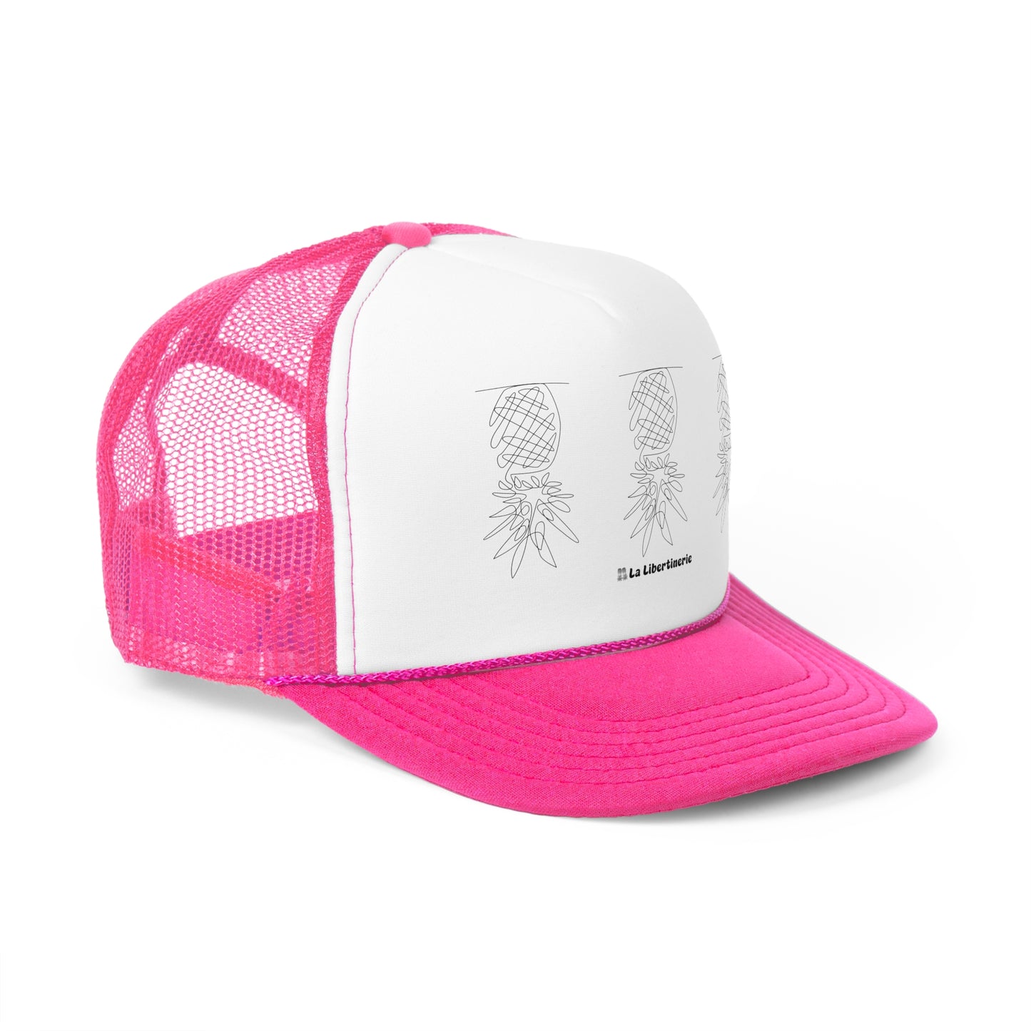 Casquette trucker Ananas minimaliste