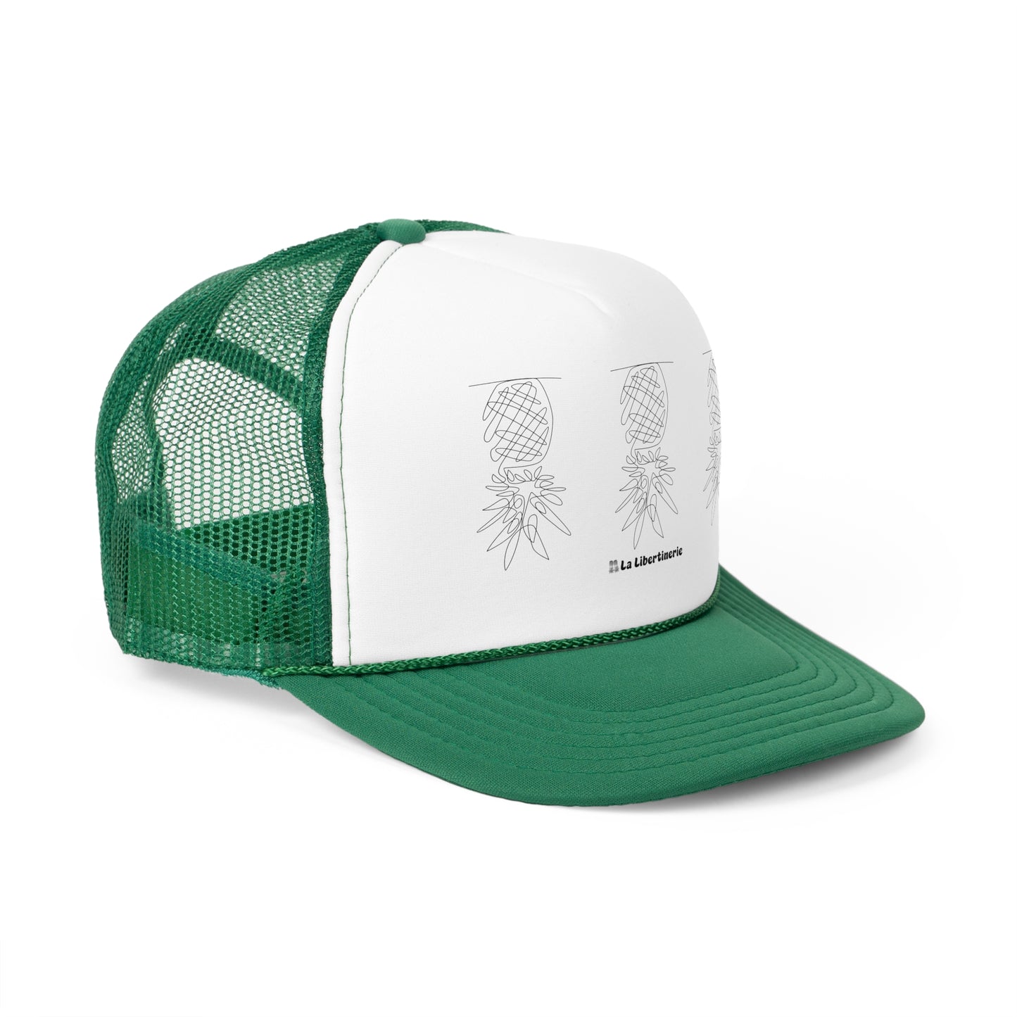 Casquette trucker Ananas minimaliste