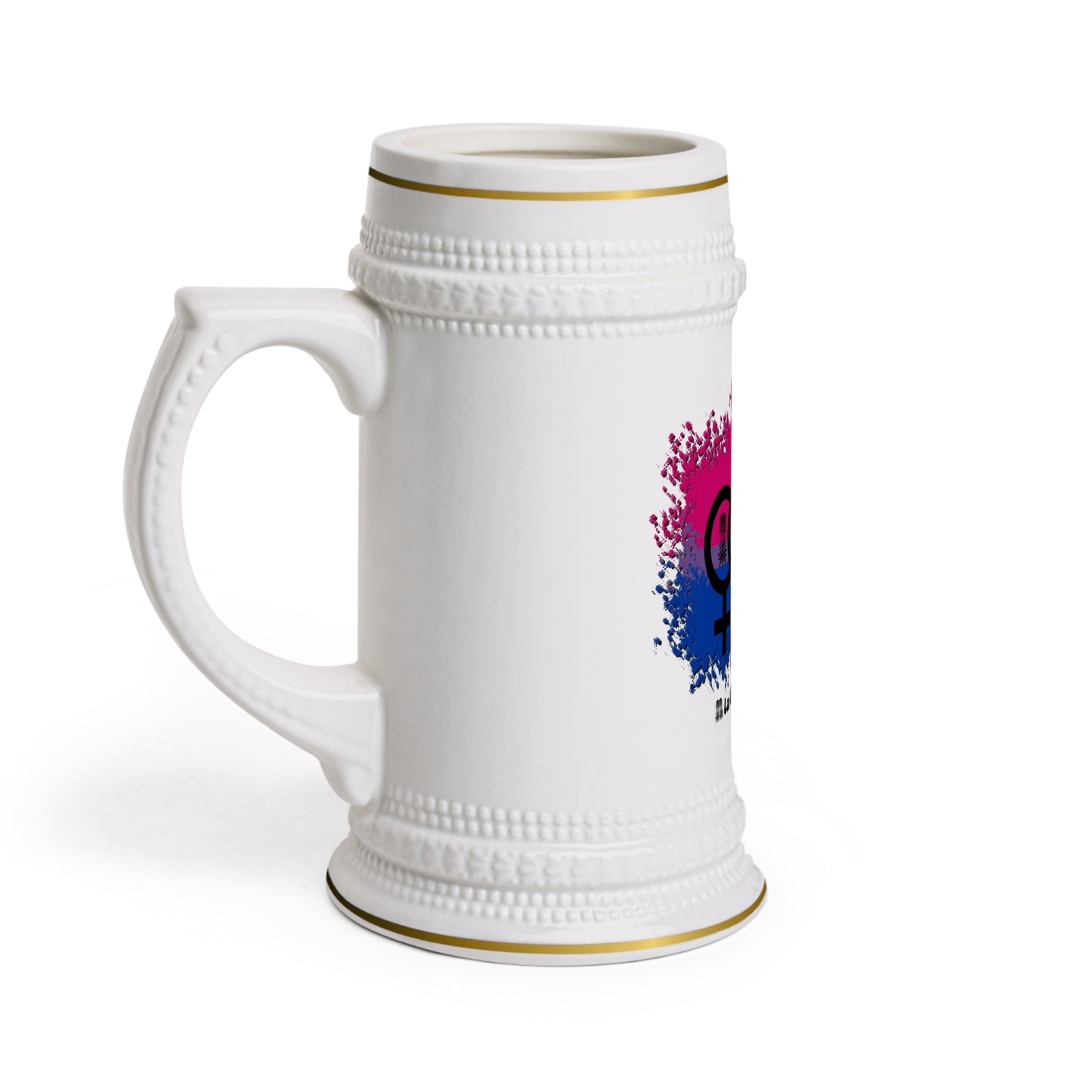 Chope à bière Symbole bisexuel