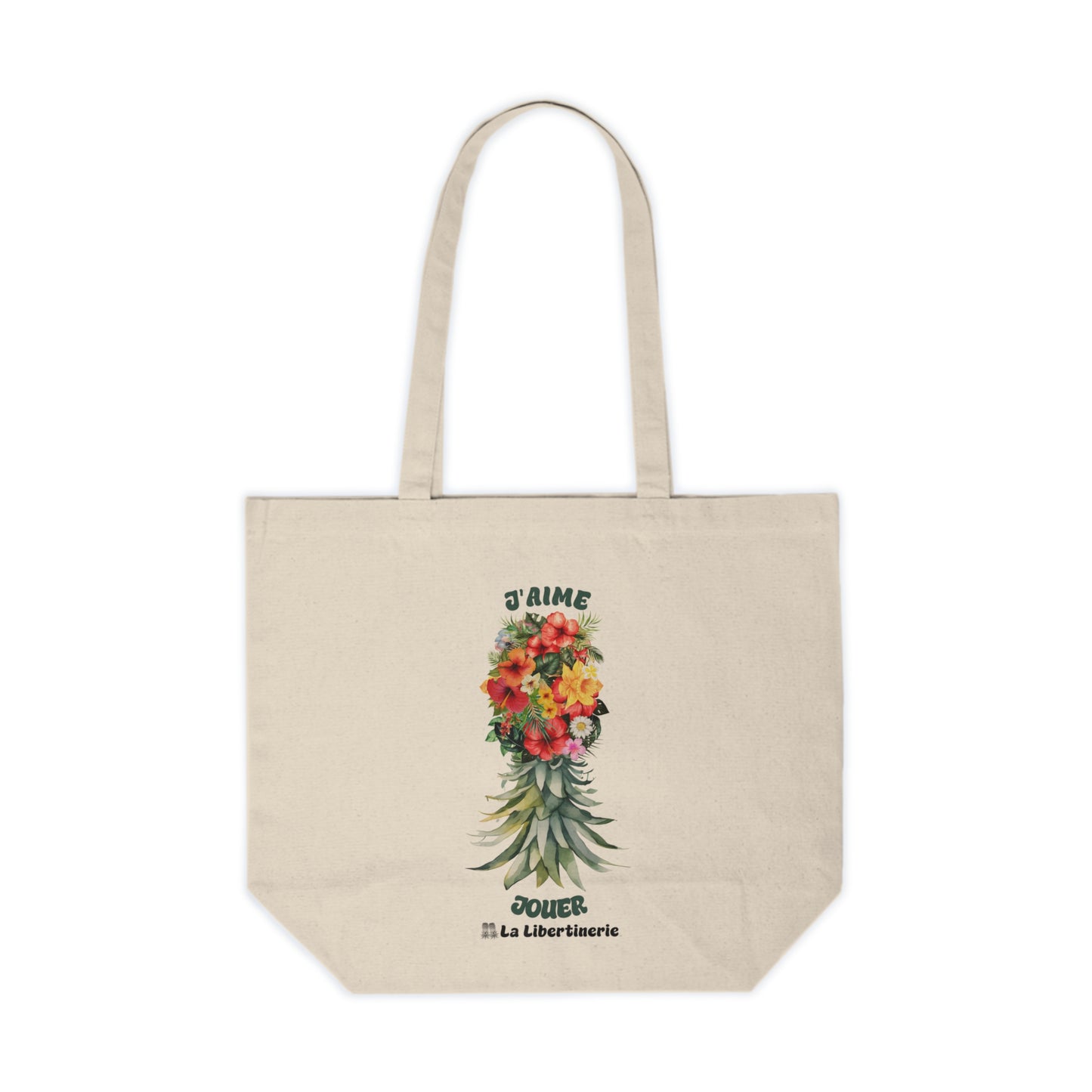 Sac shopping Ananas Aloha J'aime jouer