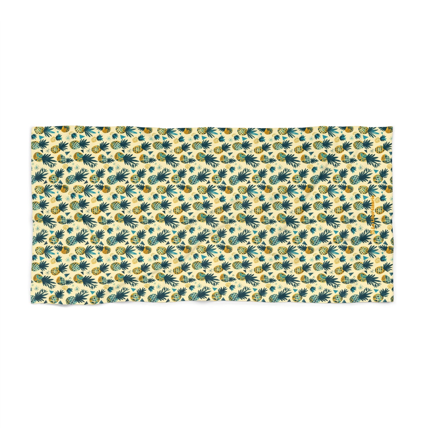 Serviette de plage Ananas Rétro