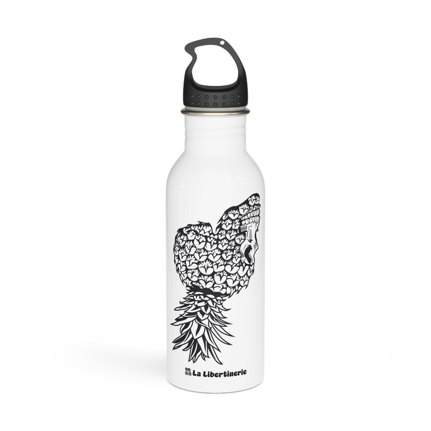 Bouteille d'eau inox Squelette d'ananas