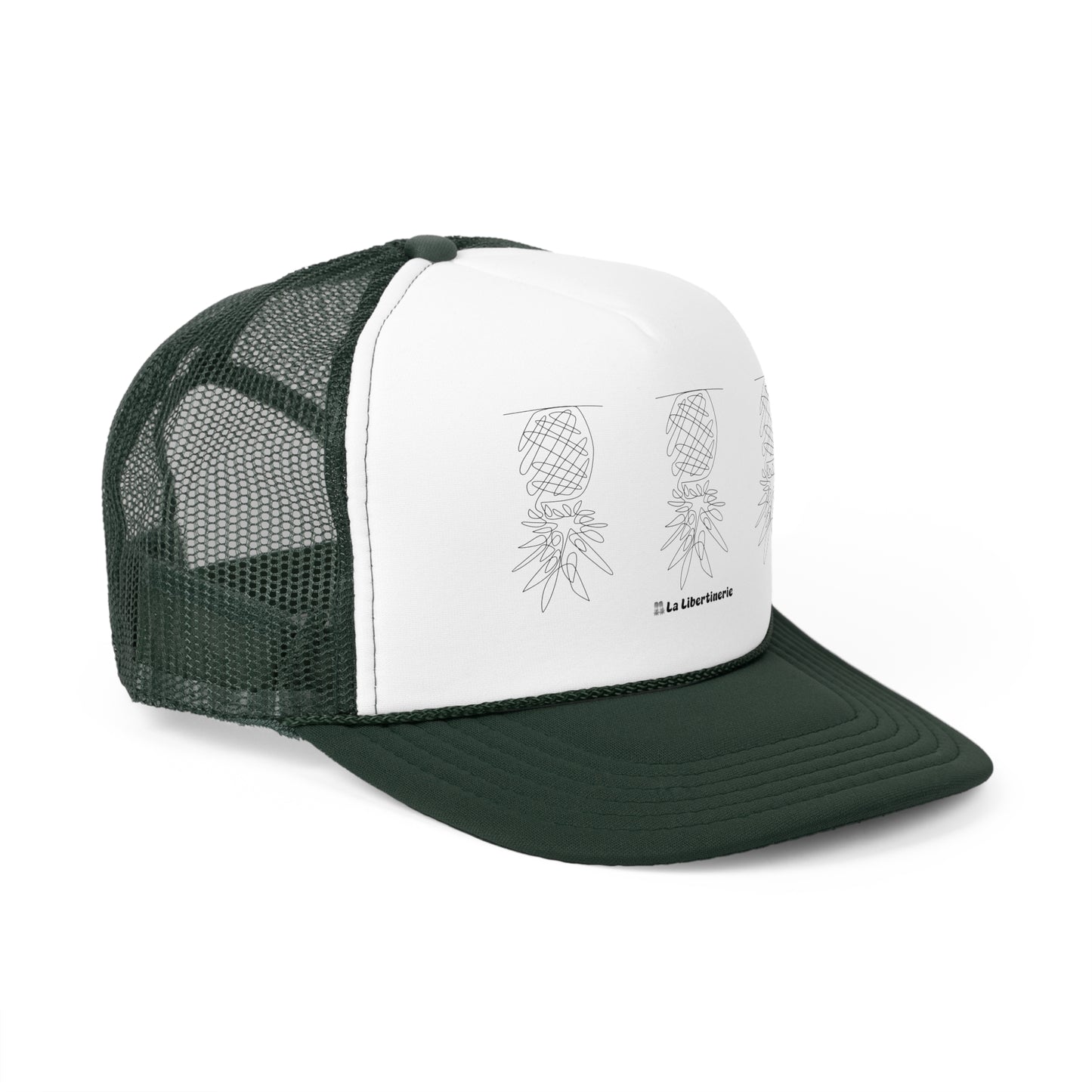 Casquette trucker Ananas minimaliste