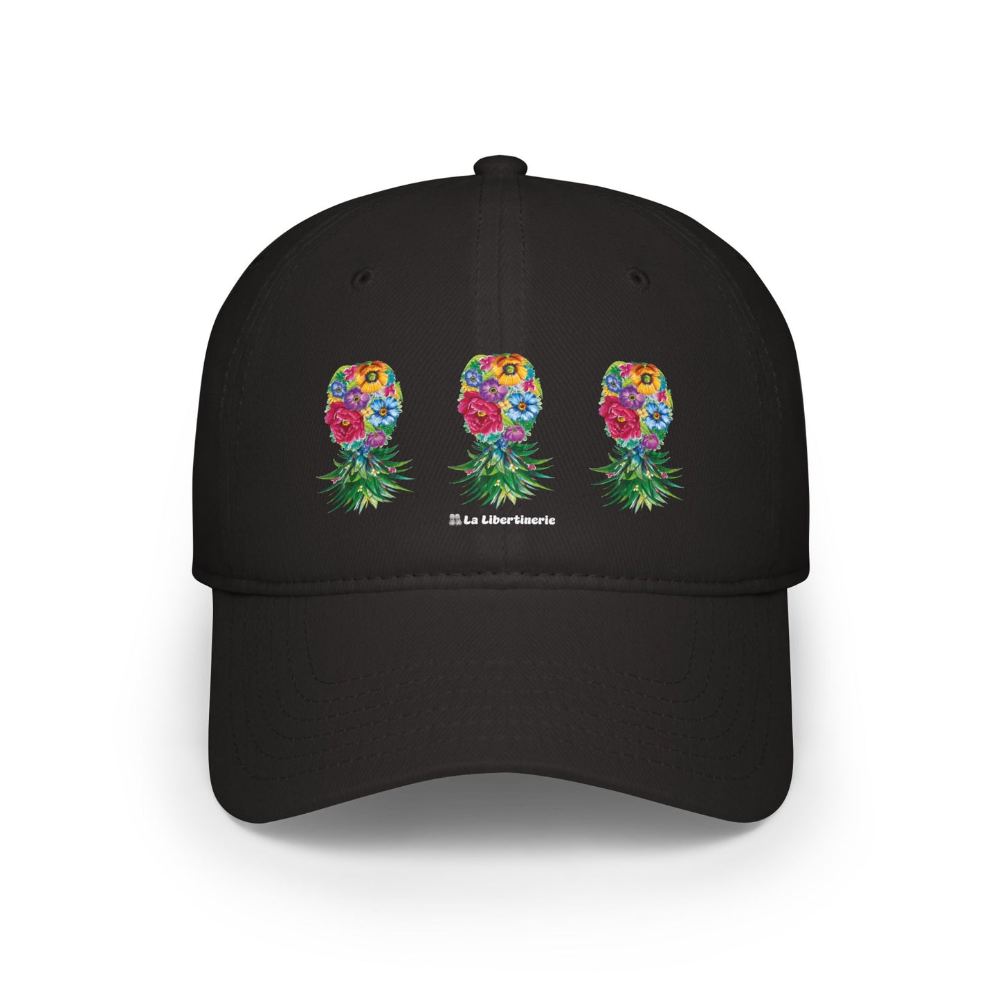 Casquette baseball Ananas fleuri
