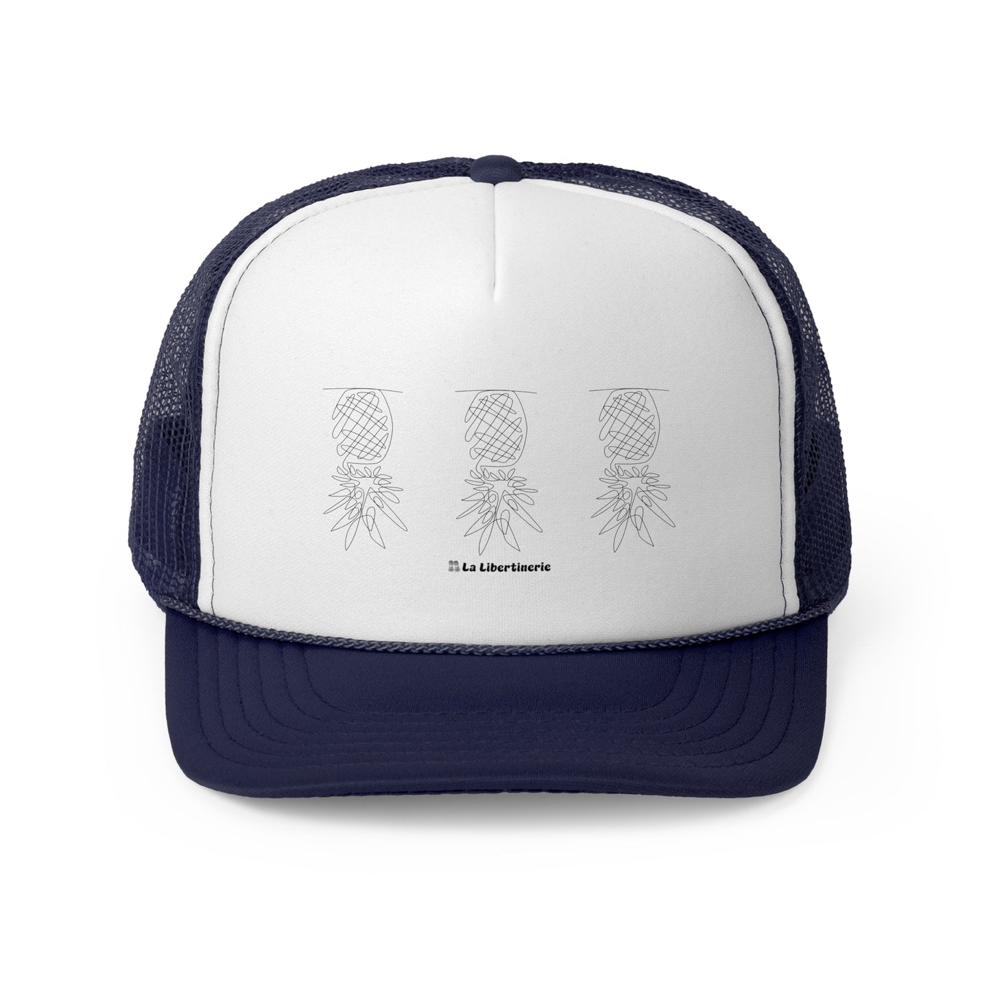 Casquette trucker Ananas minimaliste