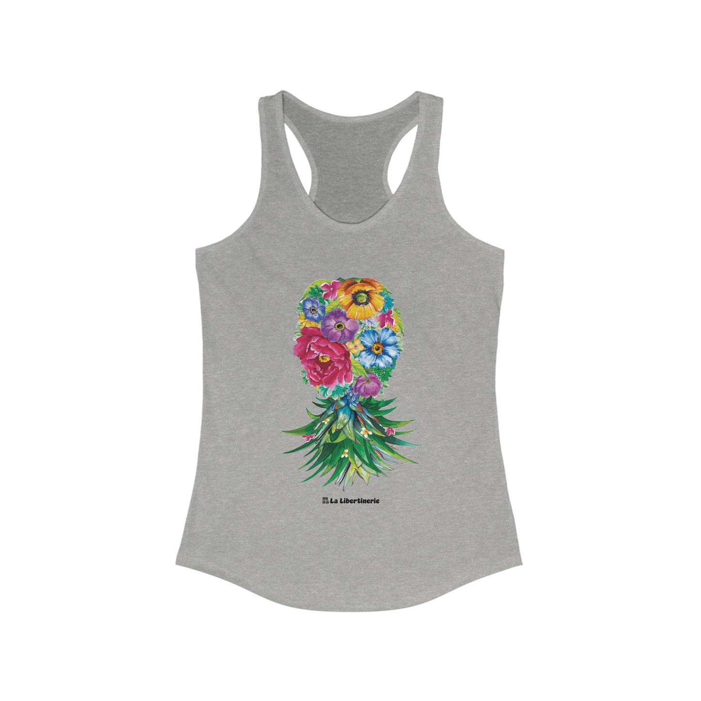 Camisole femme Ananas fleuri