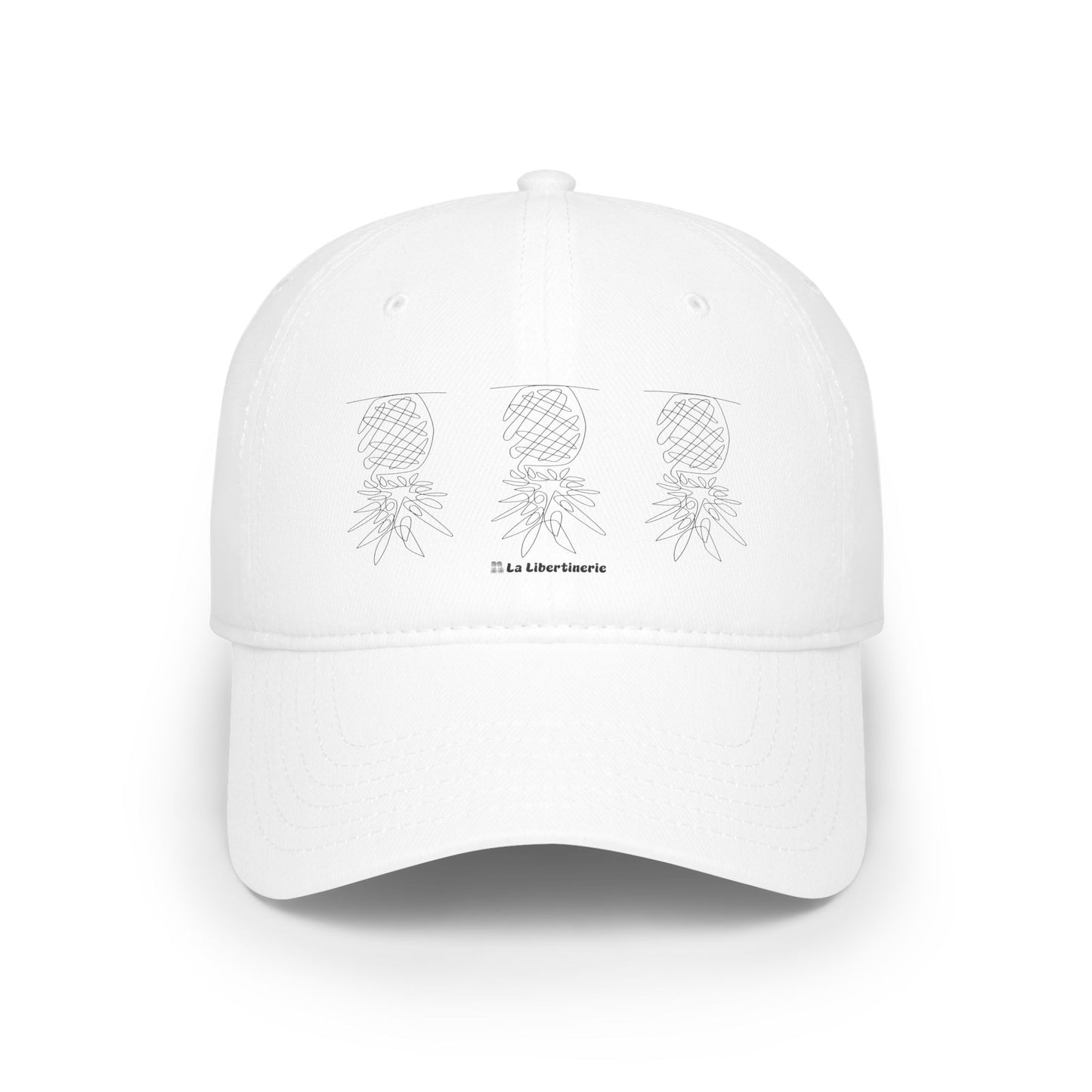 Casquette baseball Ananas minimaliste