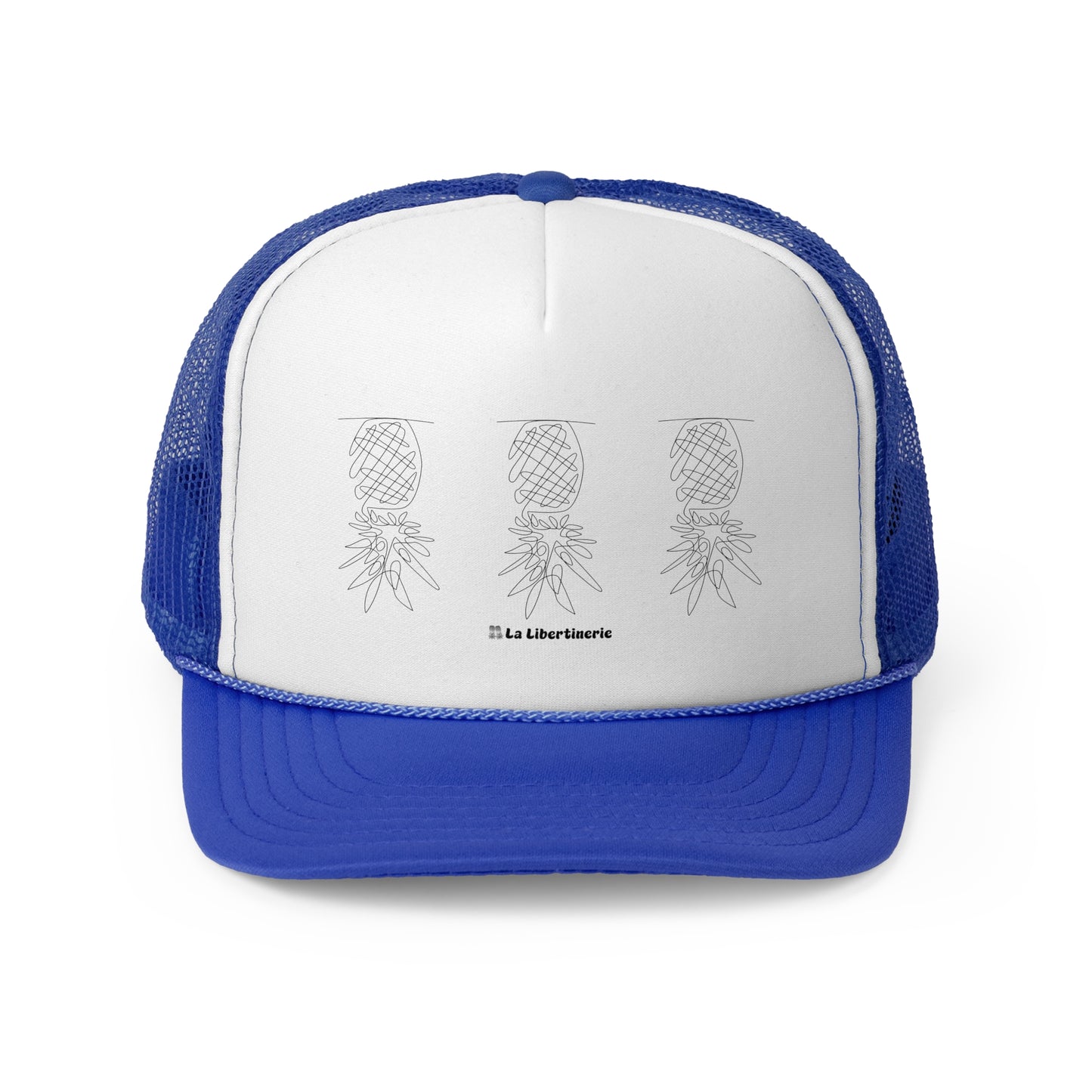 Casquette trucker Ananas minimaliste