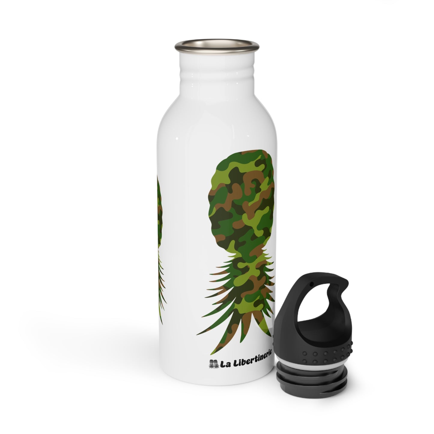Bouteille d'eau inox Ananas Camouflage