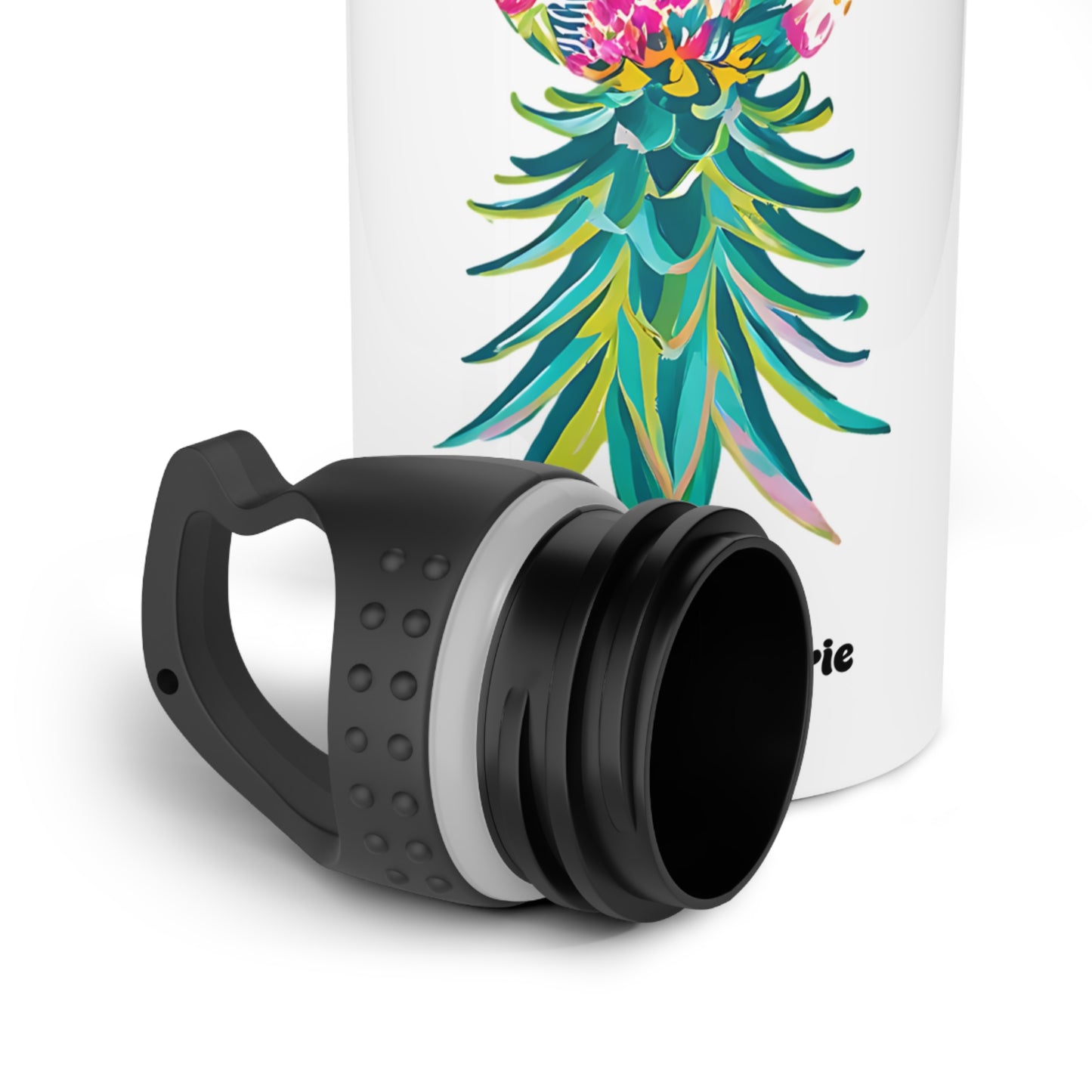Bouteille d'eau inox Ananas d'été