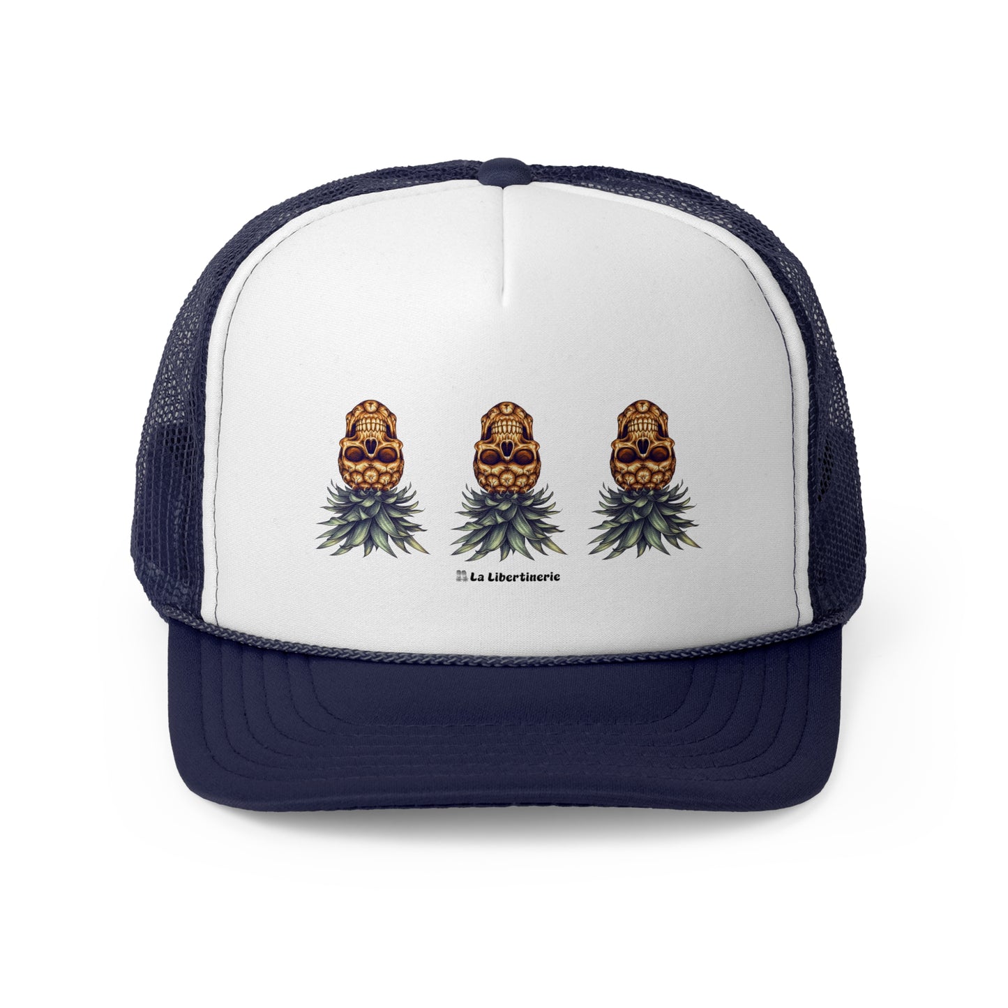Casquette trucker Ananas Crâne