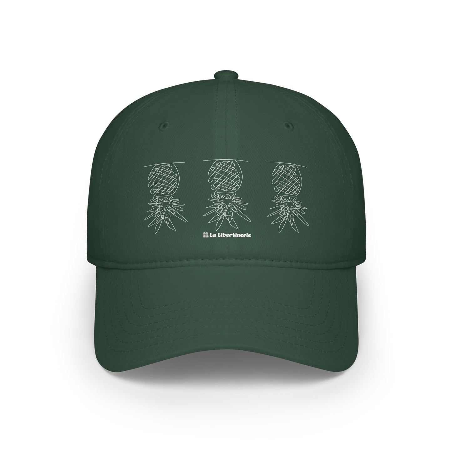 Casquette baseball Ananas minimaliste