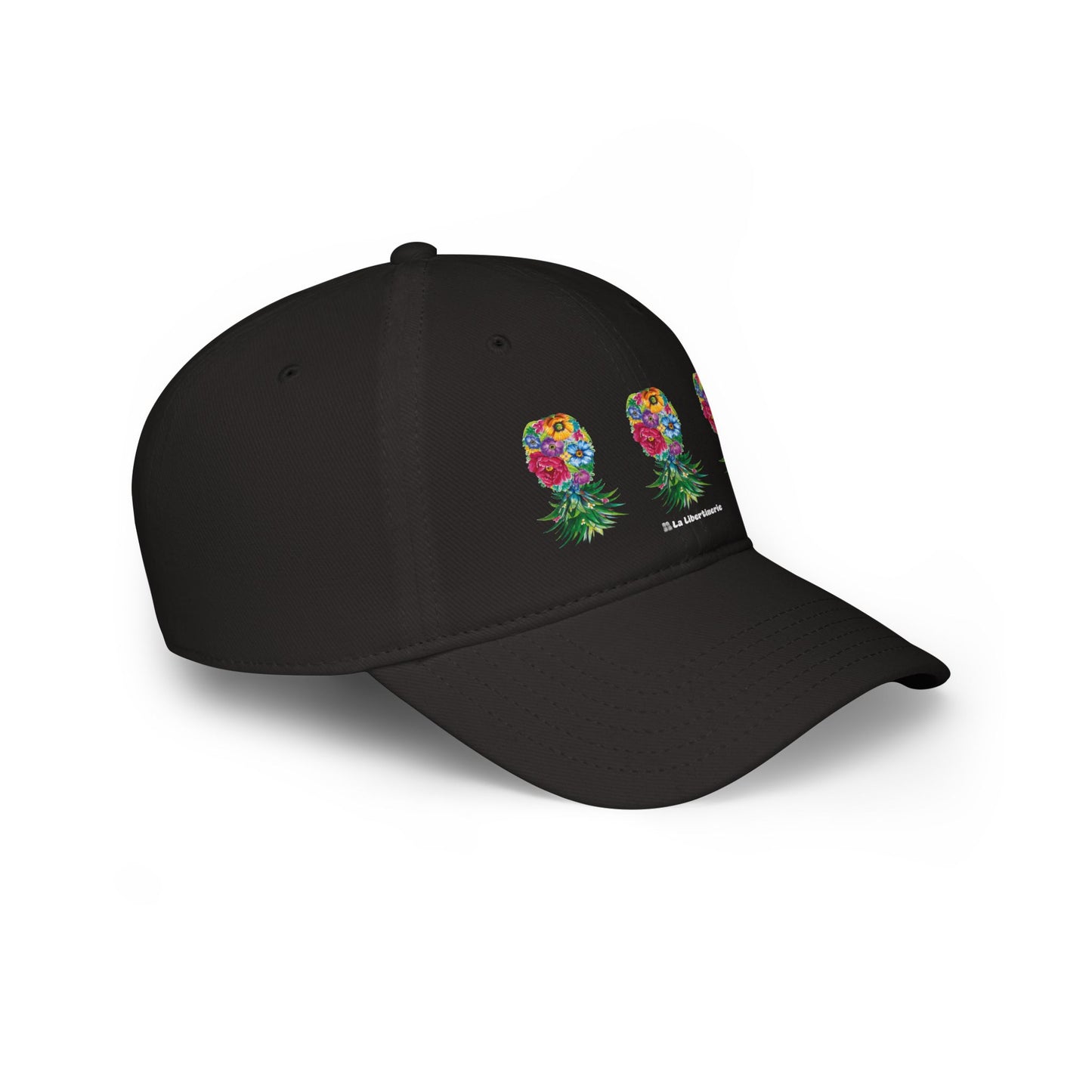 Casquette baseball Ananas fleuri