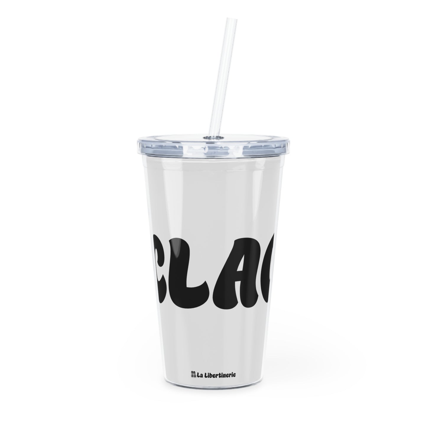 Tumbler with straw Mystère