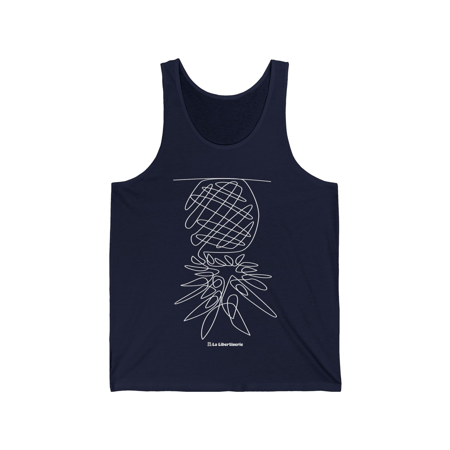 Camisole unisexe Ananas minimaliste