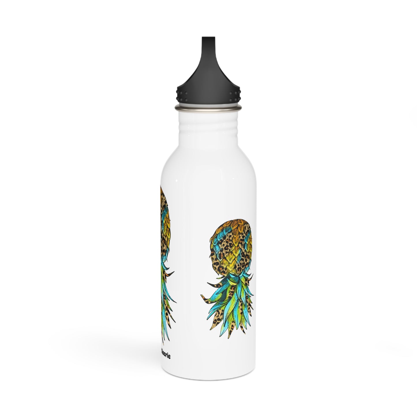Bouteille d'eau inox Ananas Léopard