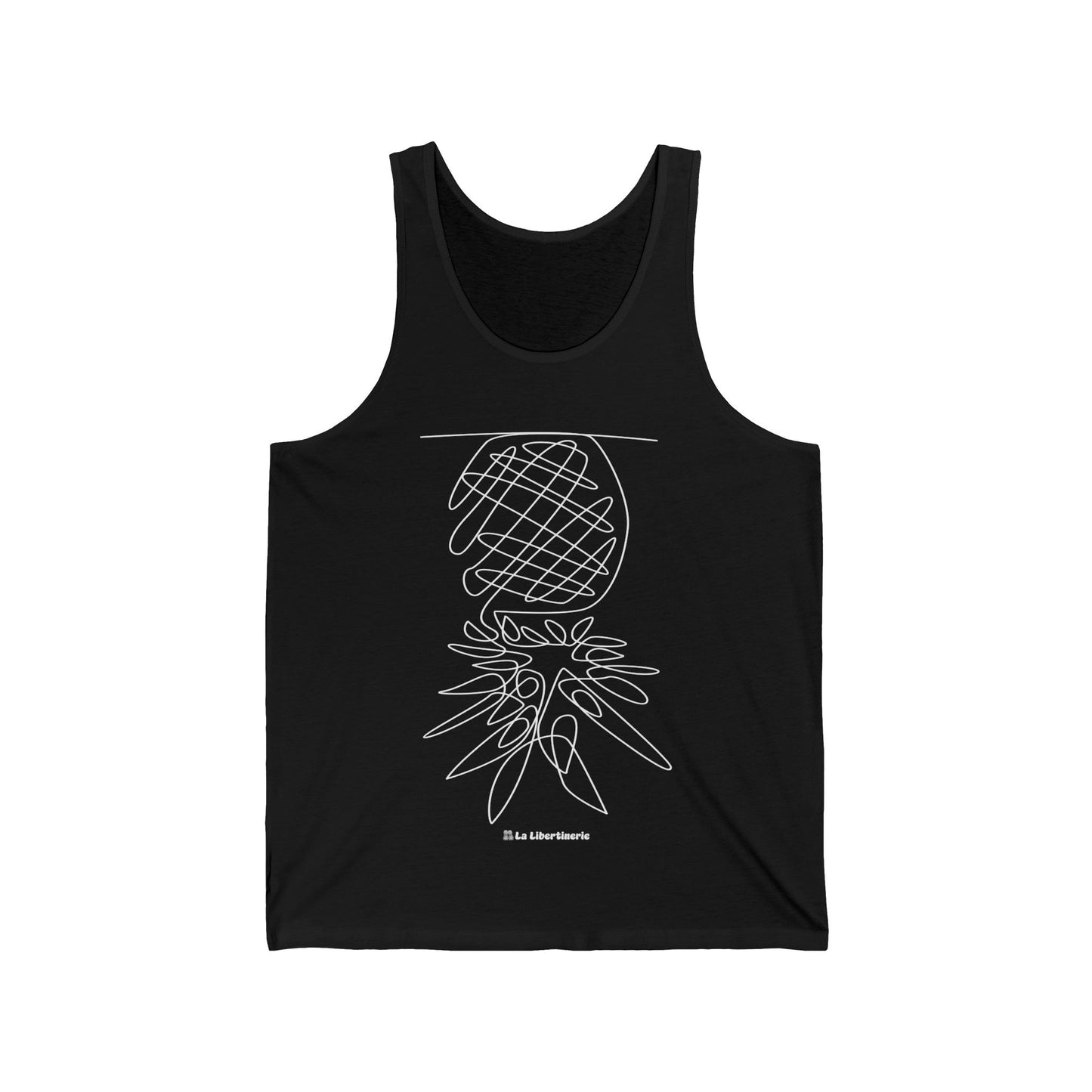 Camisole unisexe Ananas minimaliste
