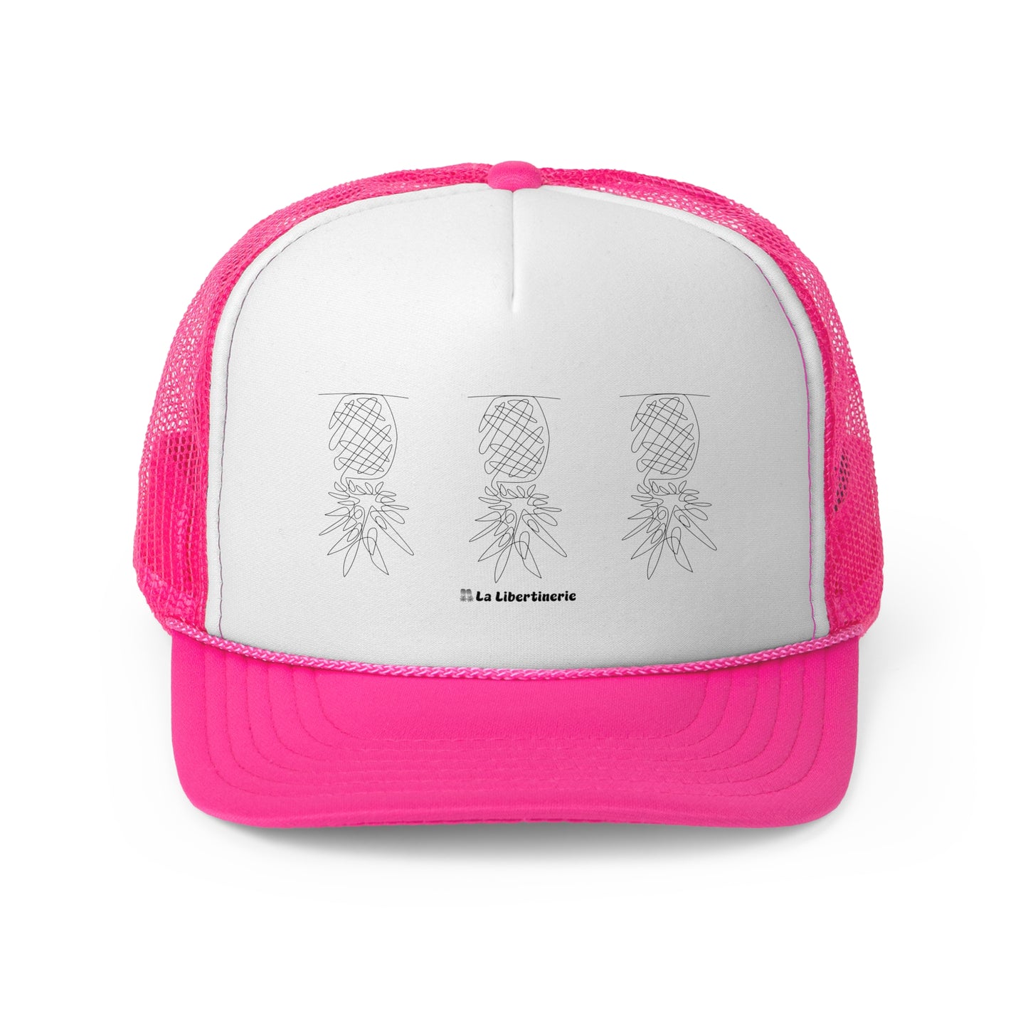 Casquette trucker Ananas minimaliste