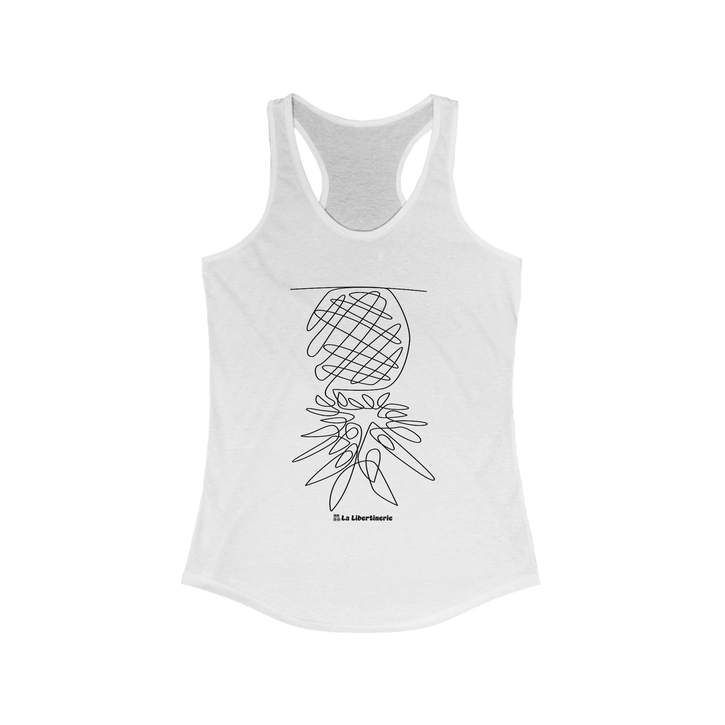 Camisole femme Ananas minimaliste