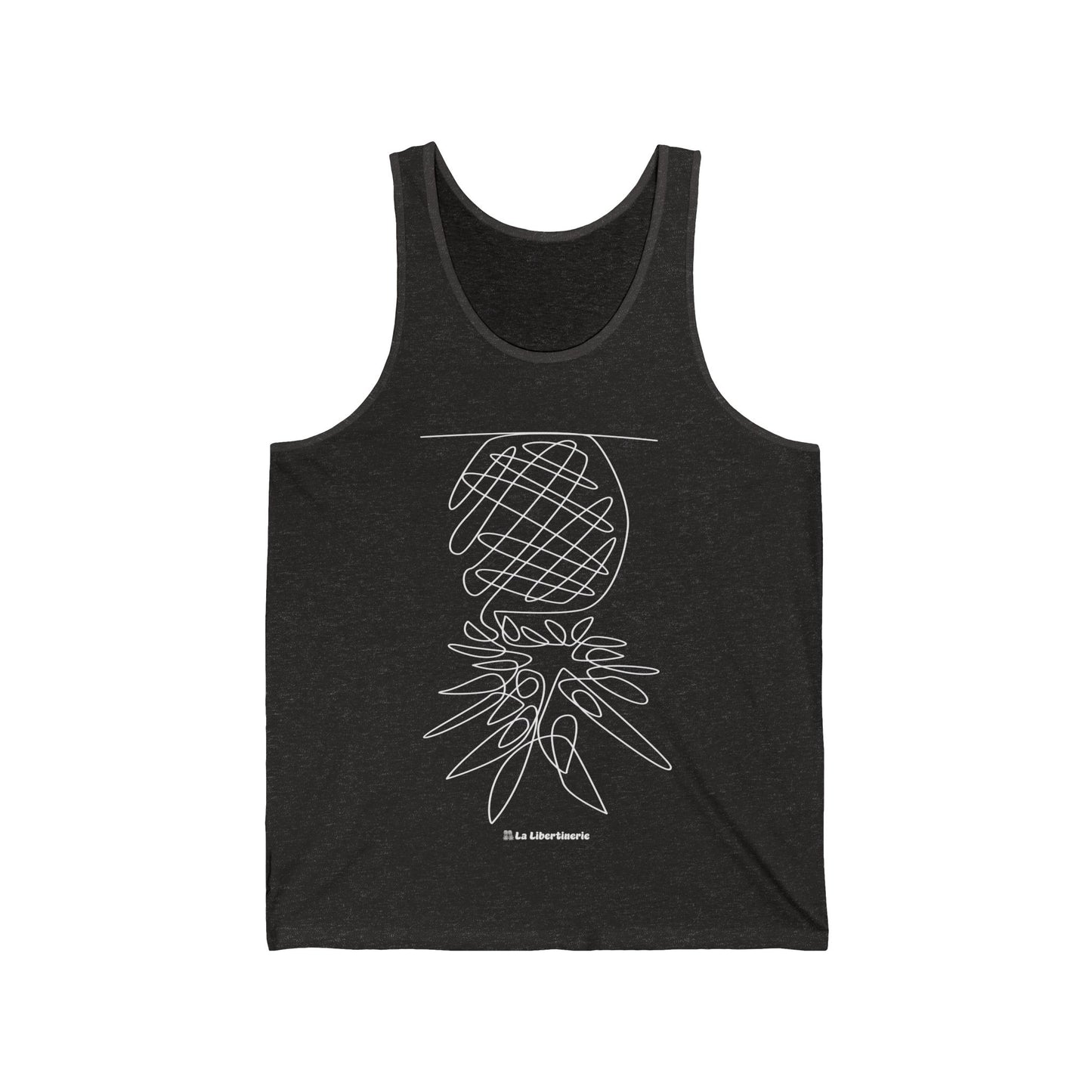 Camisole unisexe Ananas minimaliste