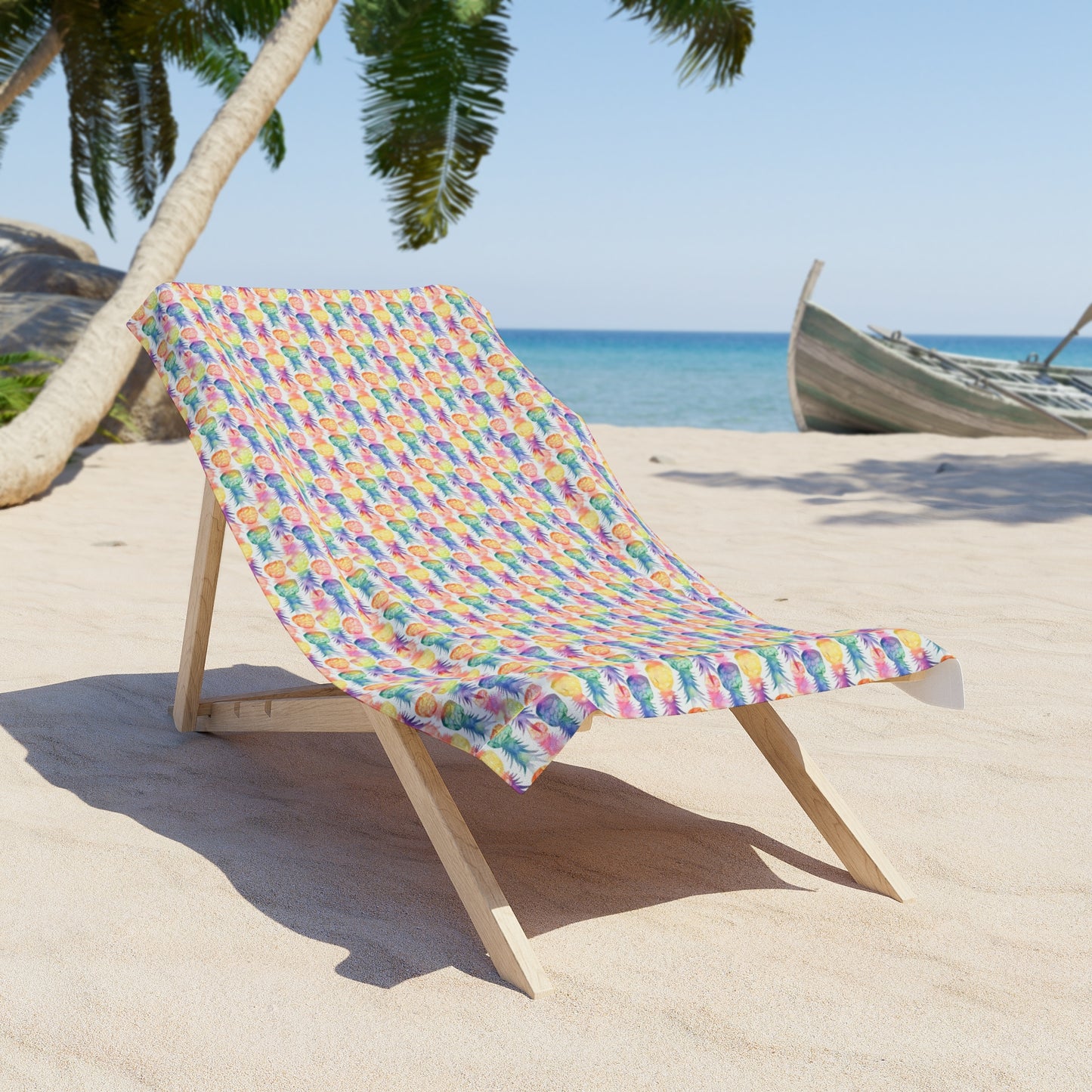 Serviette de plage Ananas minéral