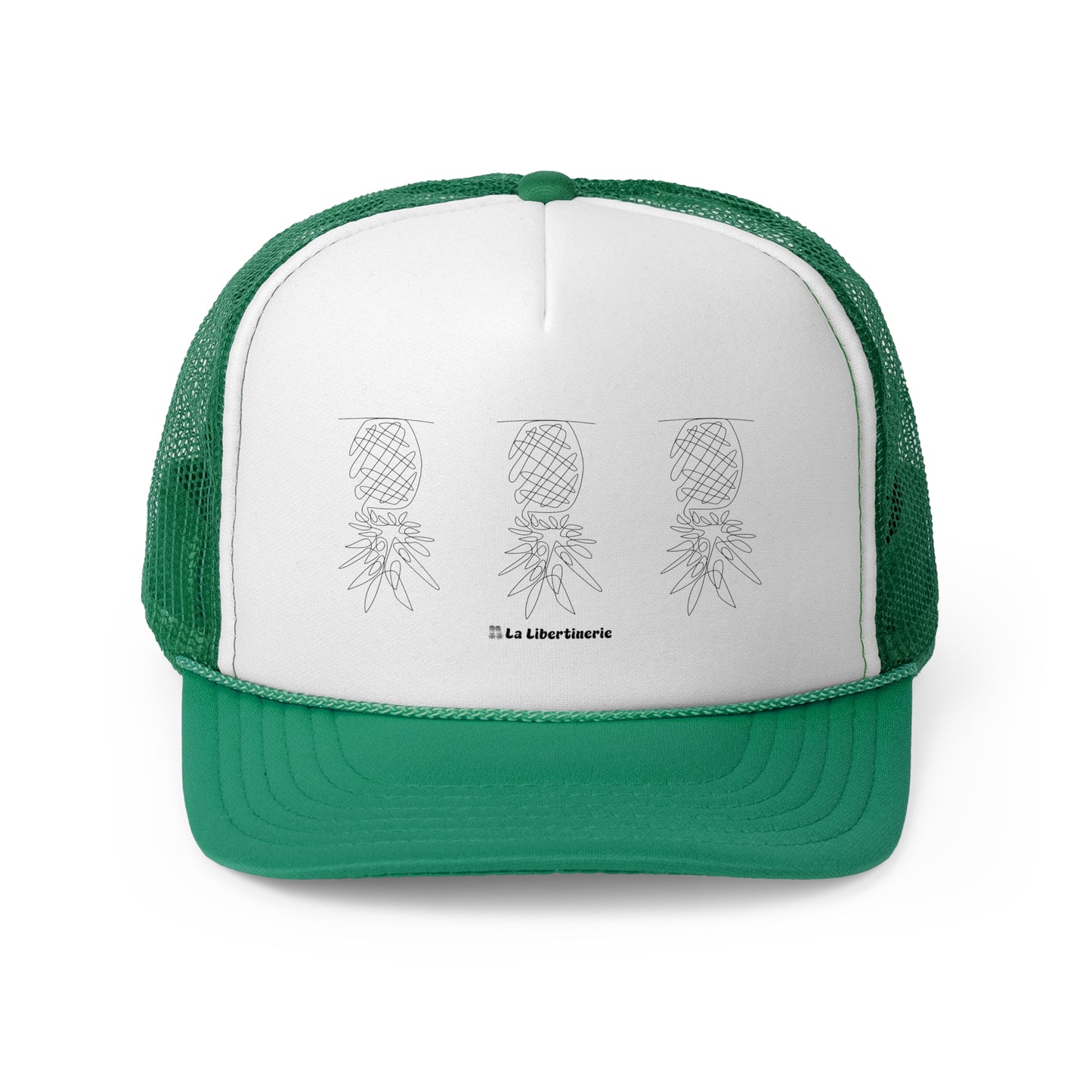 Casquette trucker Ananas minimaliste