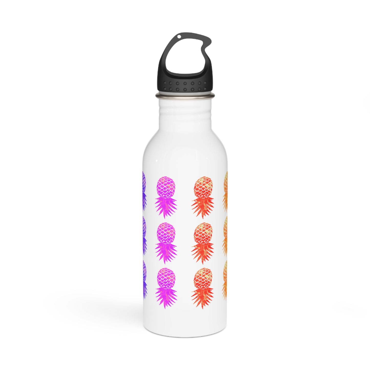 Bouteille d'eau inox Arc-en-ciel d'ananas
