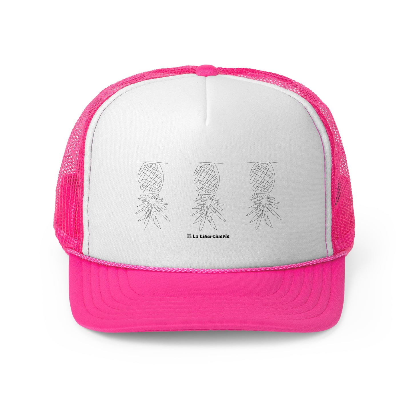 Casquette trucker Ananas minimaliste