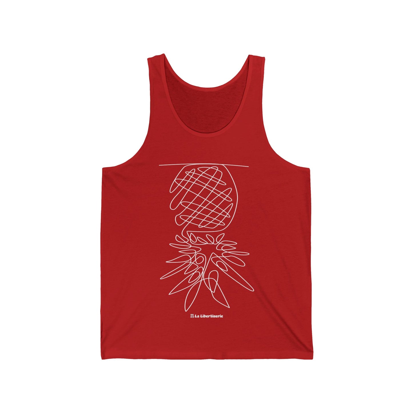 Camisole unisexe Ananas minimaliste