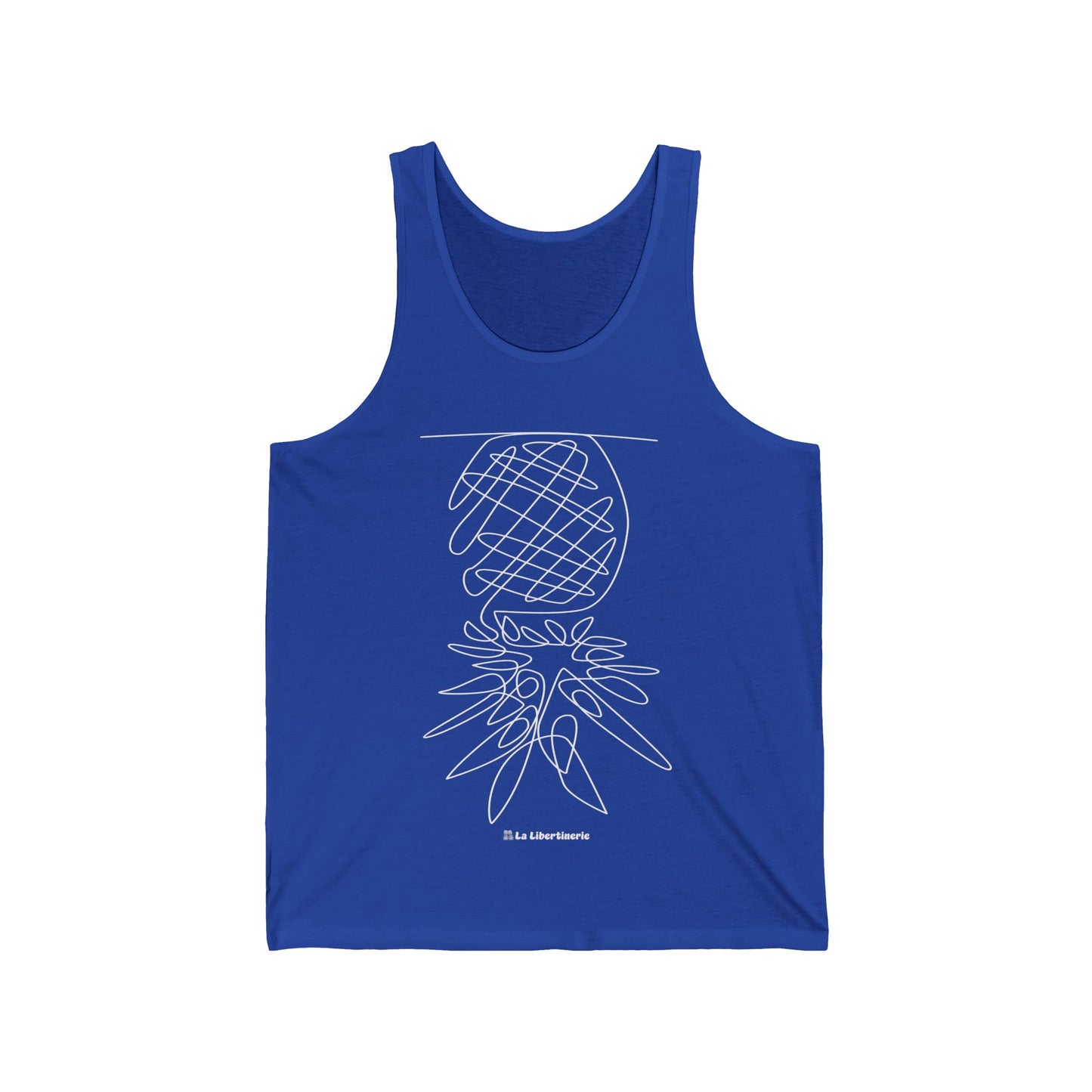 Camisole unisexe Ananas minimaliste