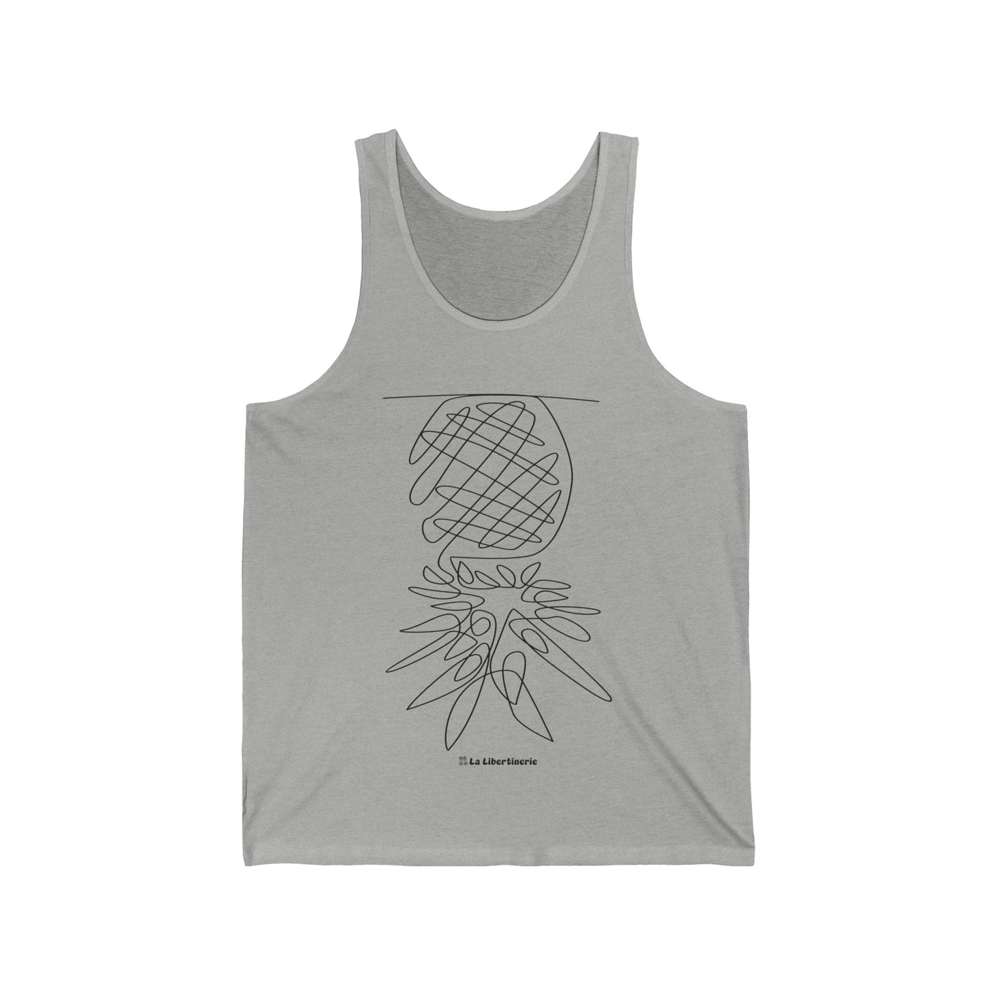 Camisole unisexe Ananas minimaliste