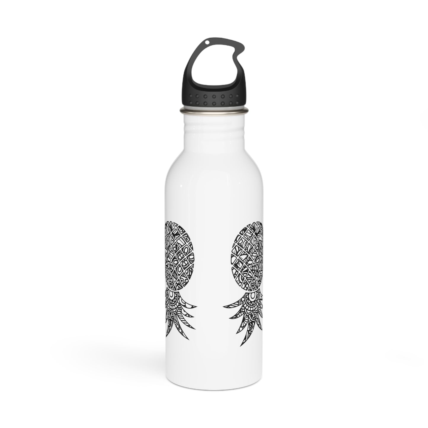 Bouteille d'eau inox Ananas tatoué