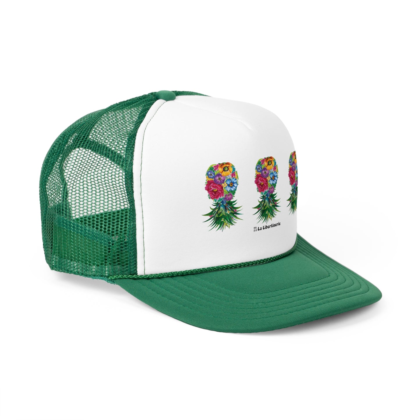 Casquette trucker Ananas fleuri