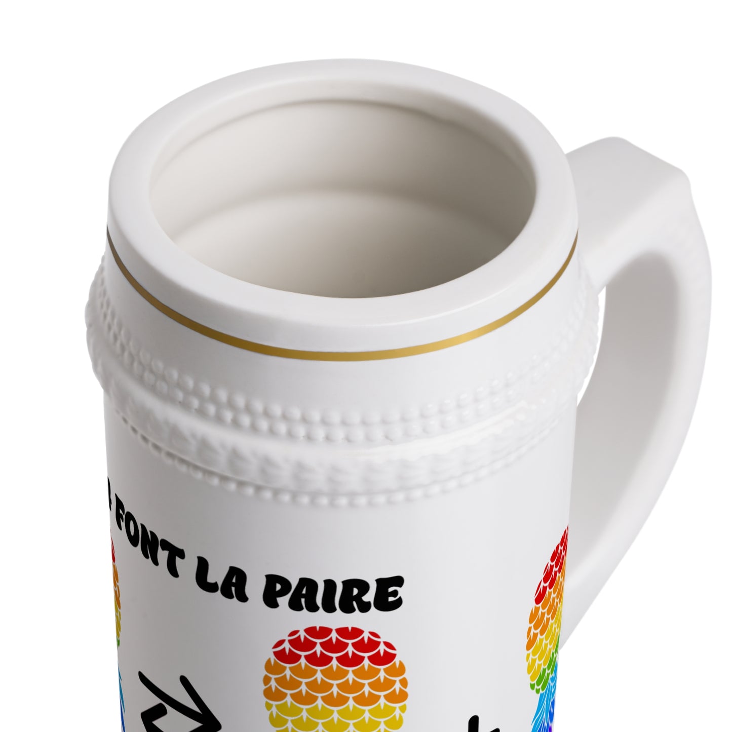 Chope à bière Les 4 font la paire LGBTQ+