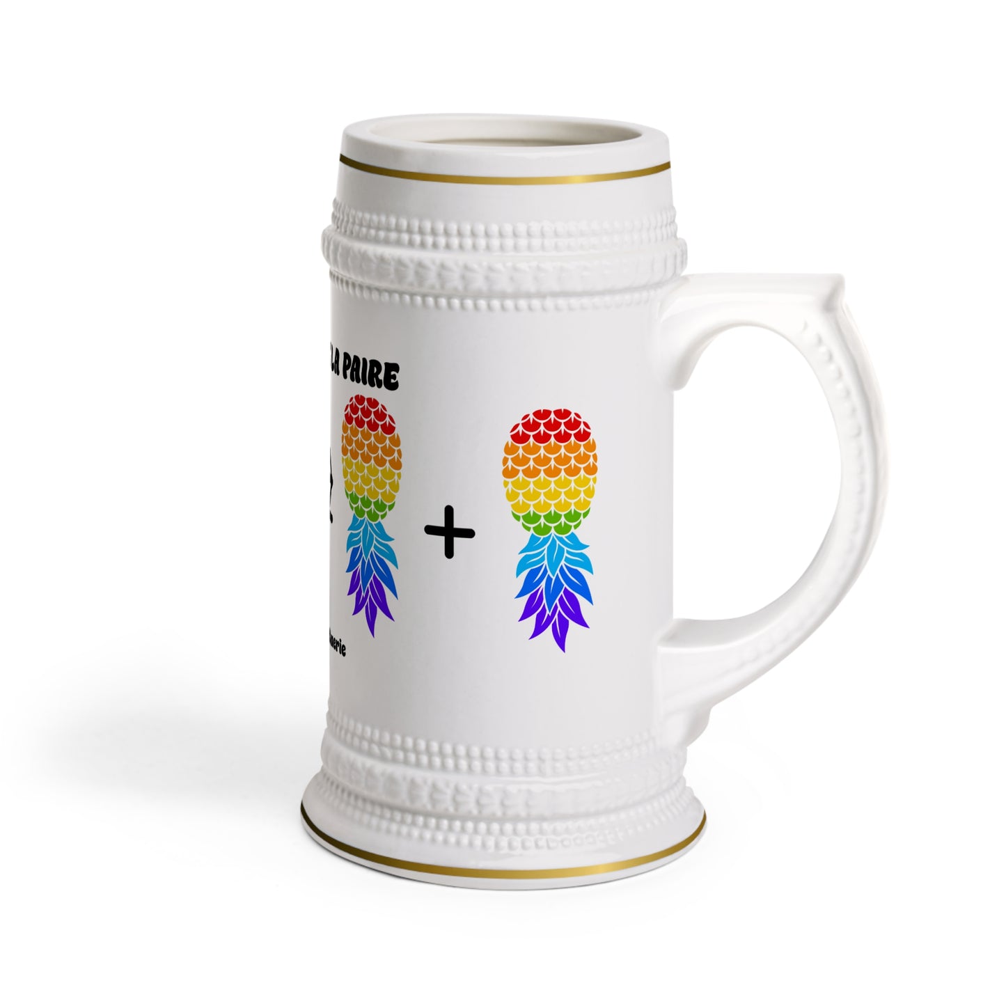 Chope à bière Les 4 font la paire LGBTQ+
