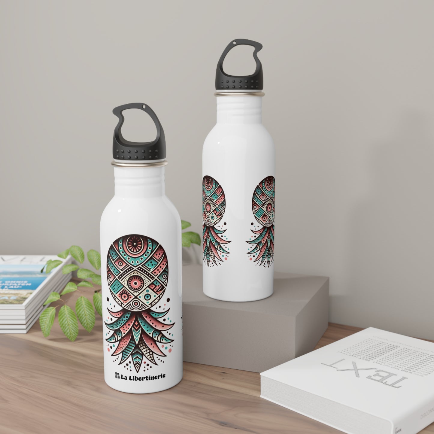 Bouteille d'eau inox Ananas Boho