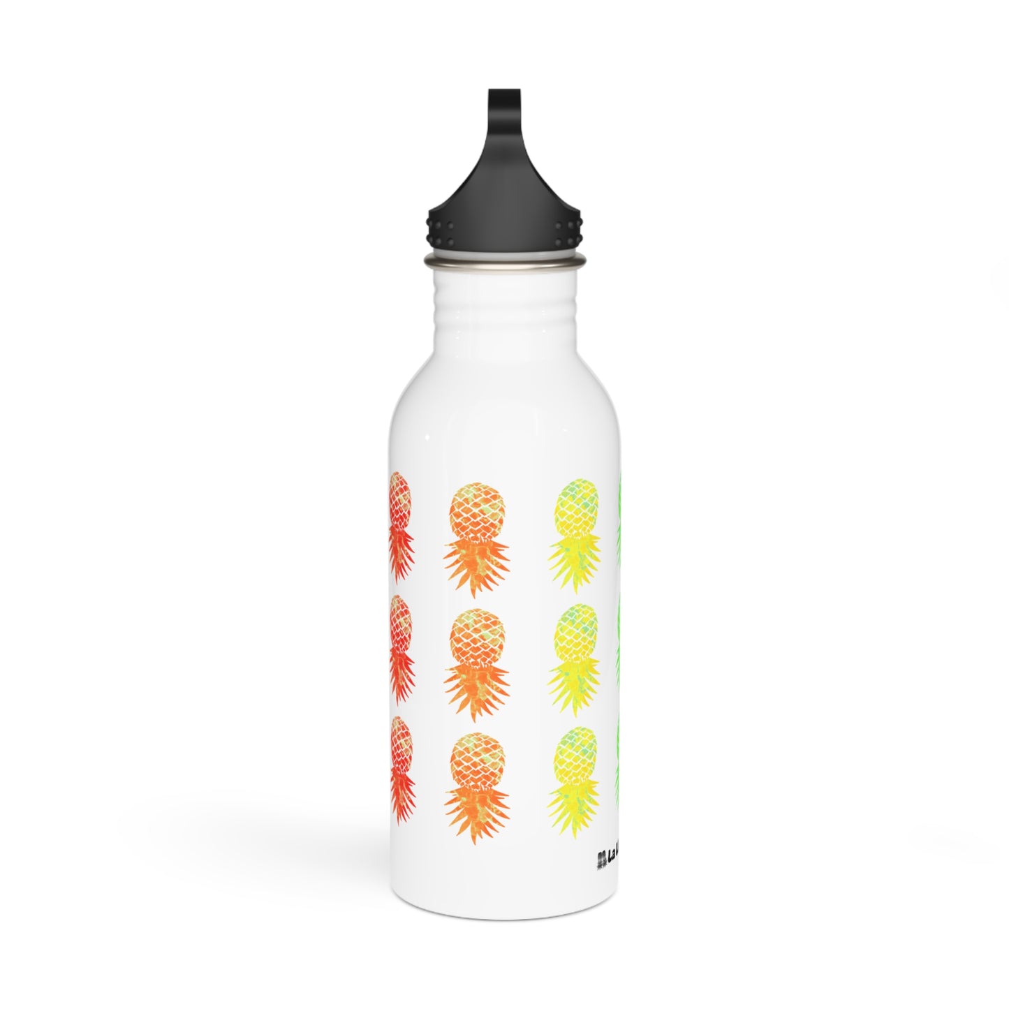 Bouteille d'eau inox Arc-en-ciel d'ananas