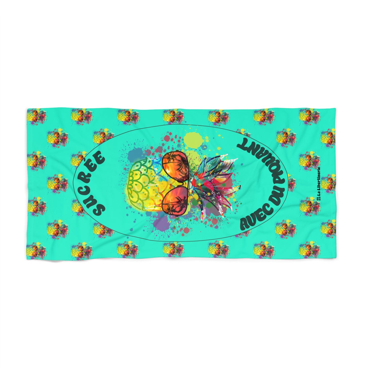 Serviette de plage Sucrée avec du piquant