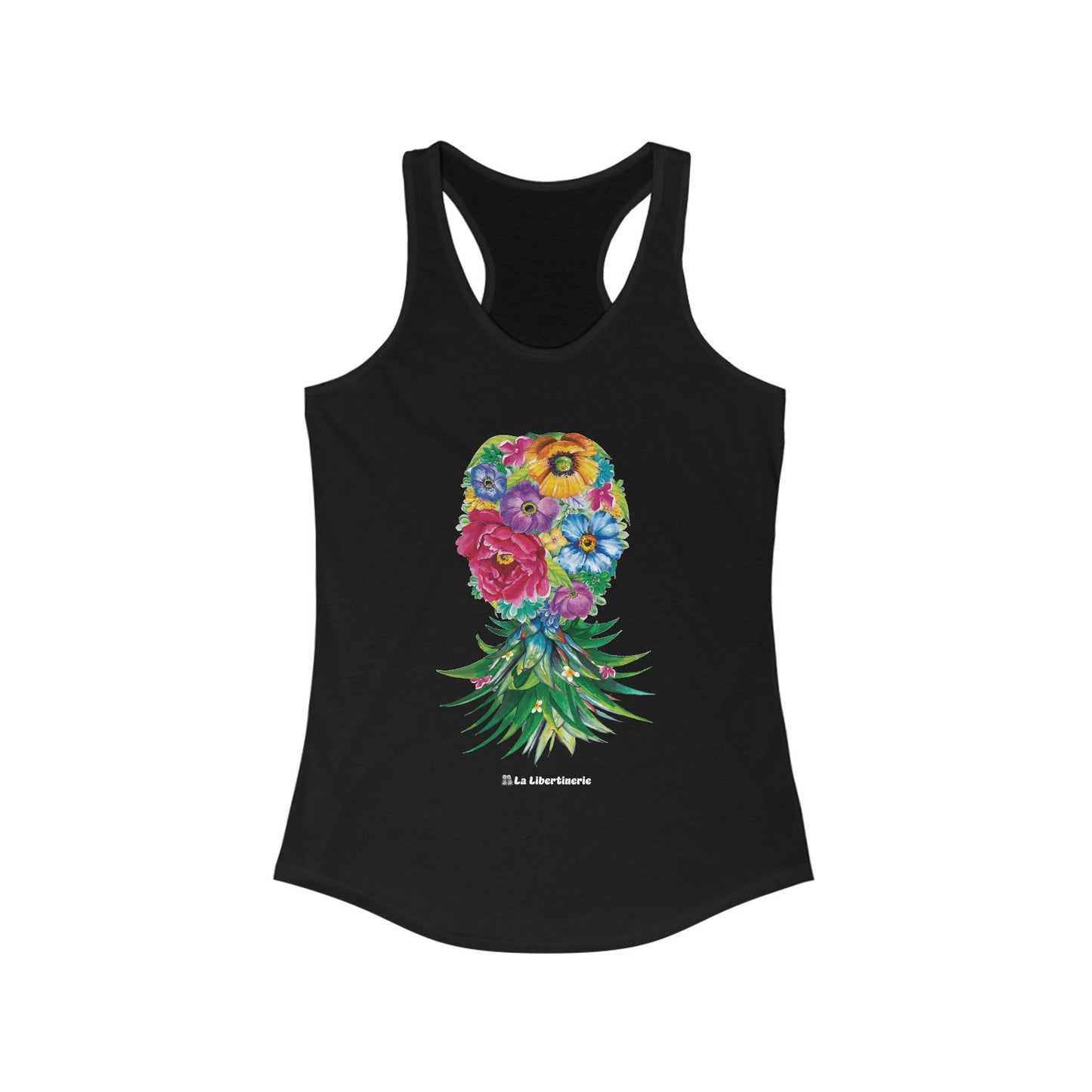 Camisole femme Ananas fleuri