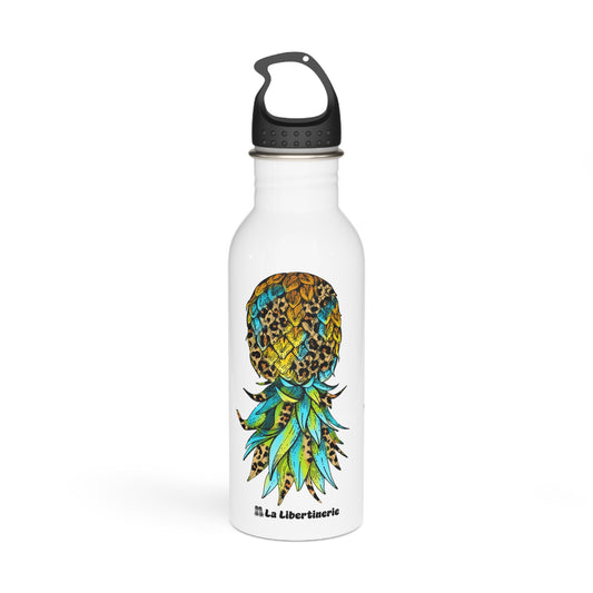 Bouteille d'eau inox Ananas Léopard